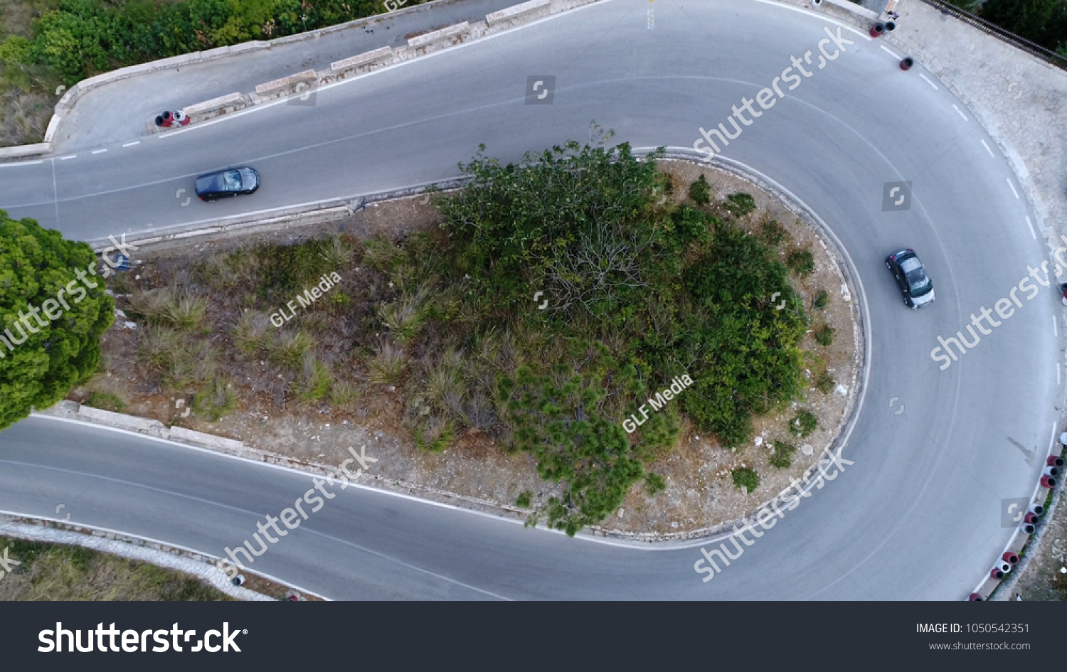 Low Altitude Aerial Photo Hairpin Turn Stock Photo Edit Now