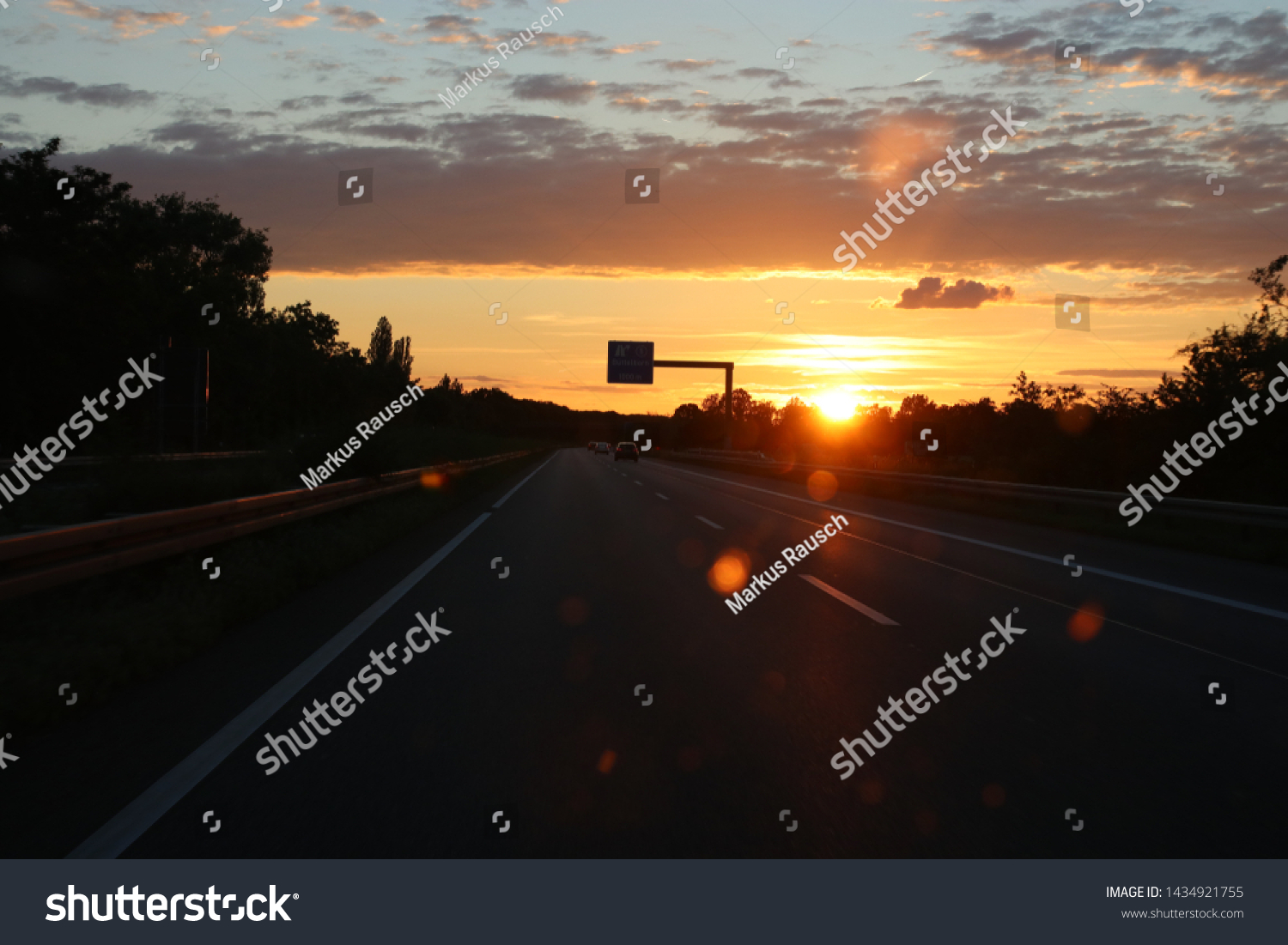 Low Angle Pov Shot Against Sunset Transportation Technology