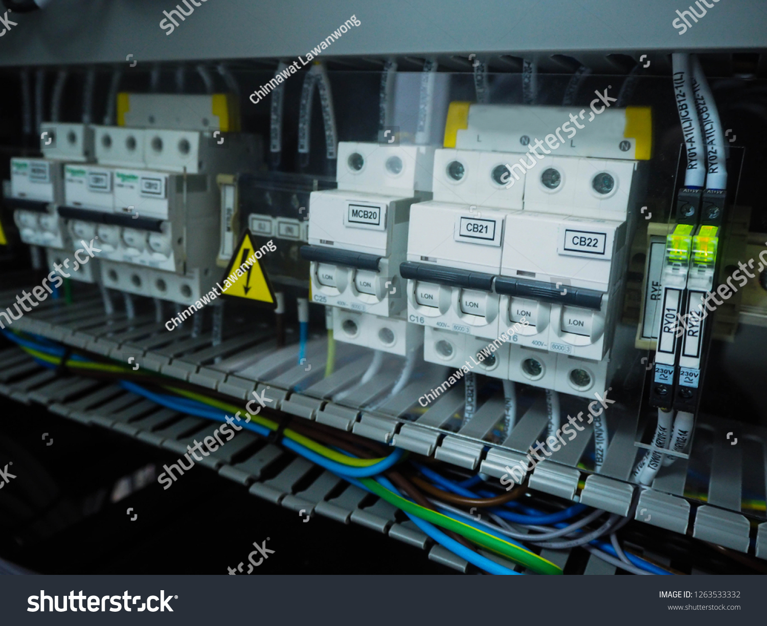 Low Voltage Breaker Control Panel Power Stock Photo (Edit Now) 1263533332