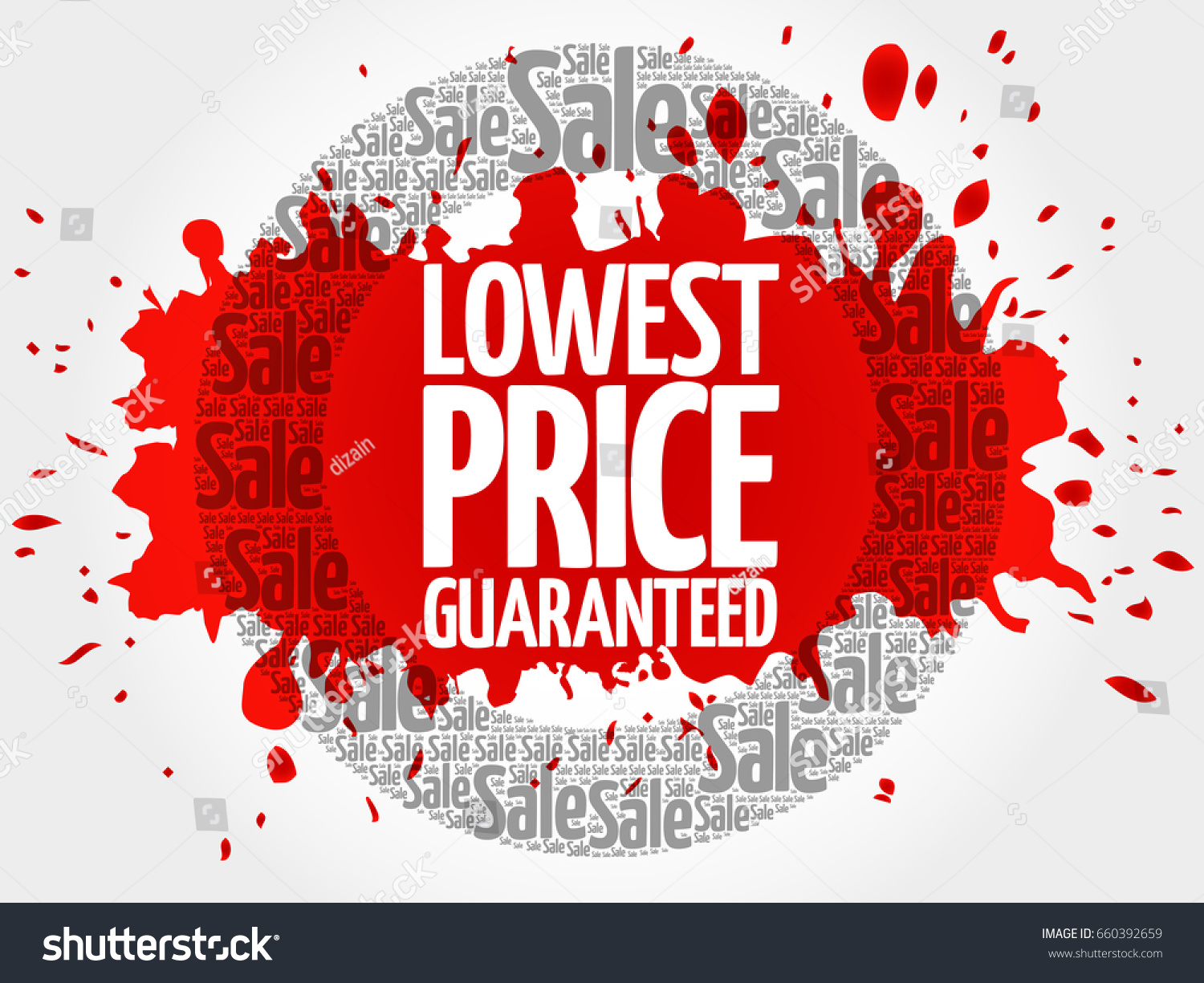 lowest-price-guaranteed-stamp-vector-words-stock-illustration-660392659