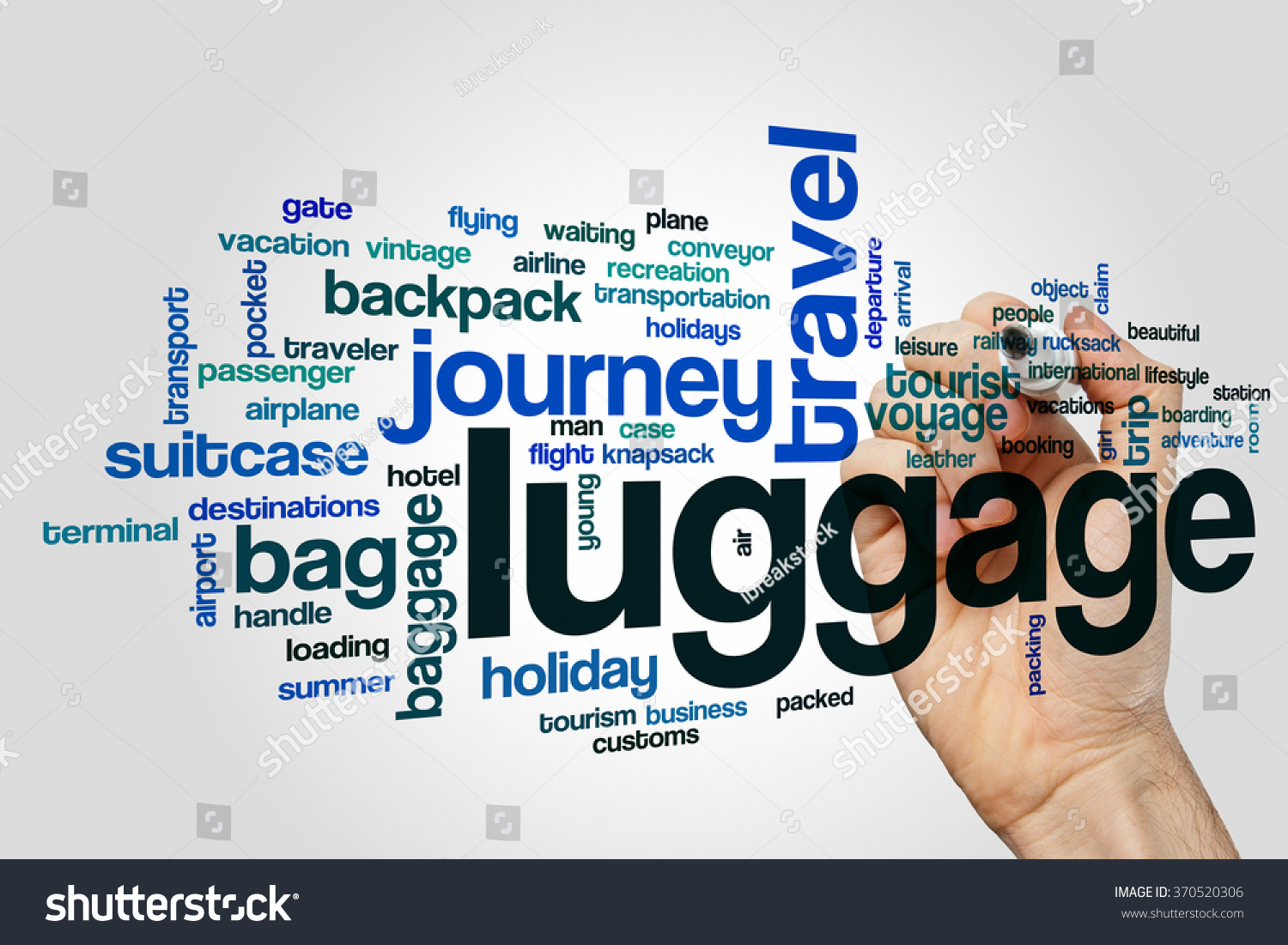 5 letter word out of luggage