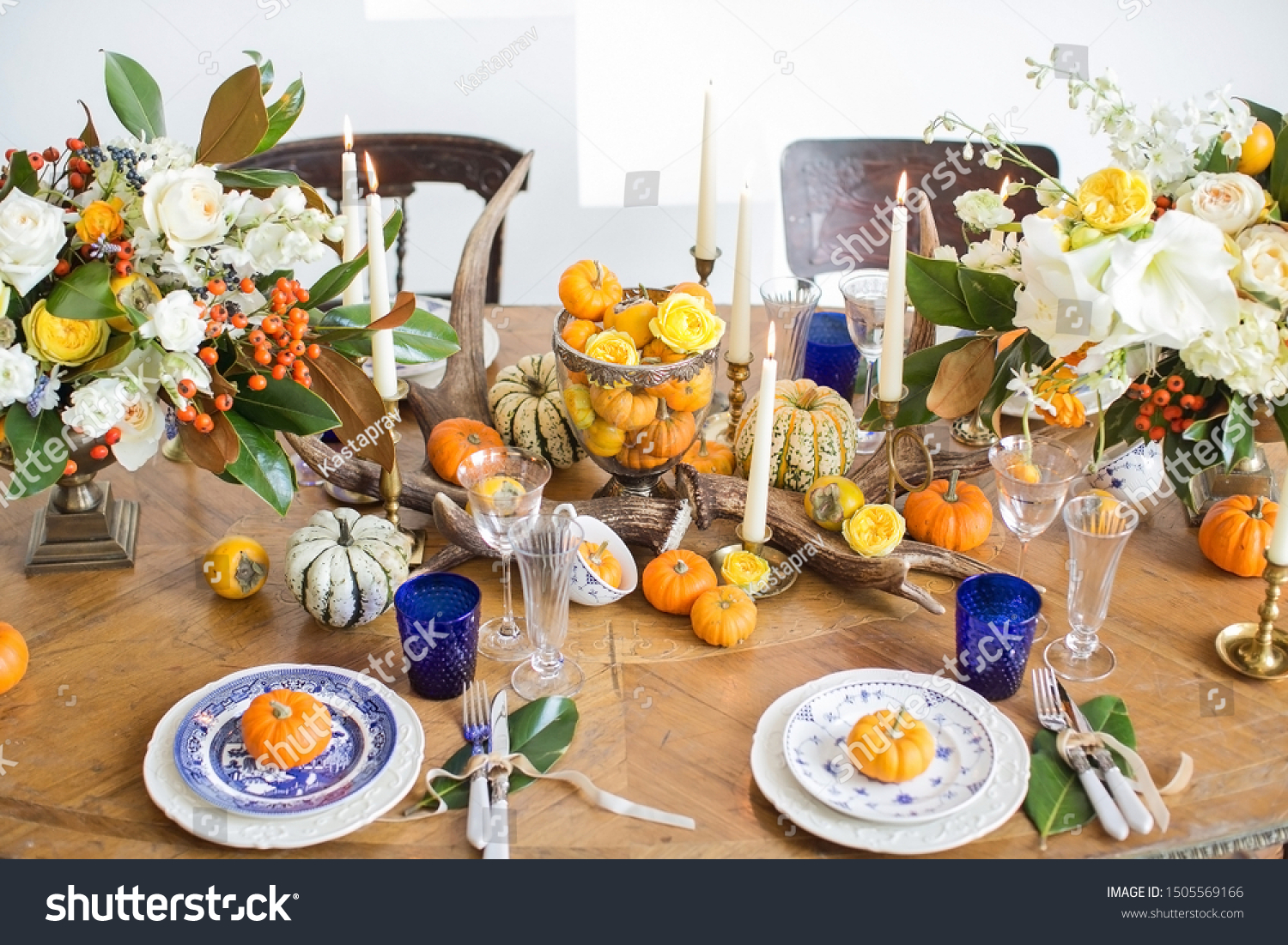 Luxurious Elegant Wedding Decor Autumn Style Stock Photo Edit Now