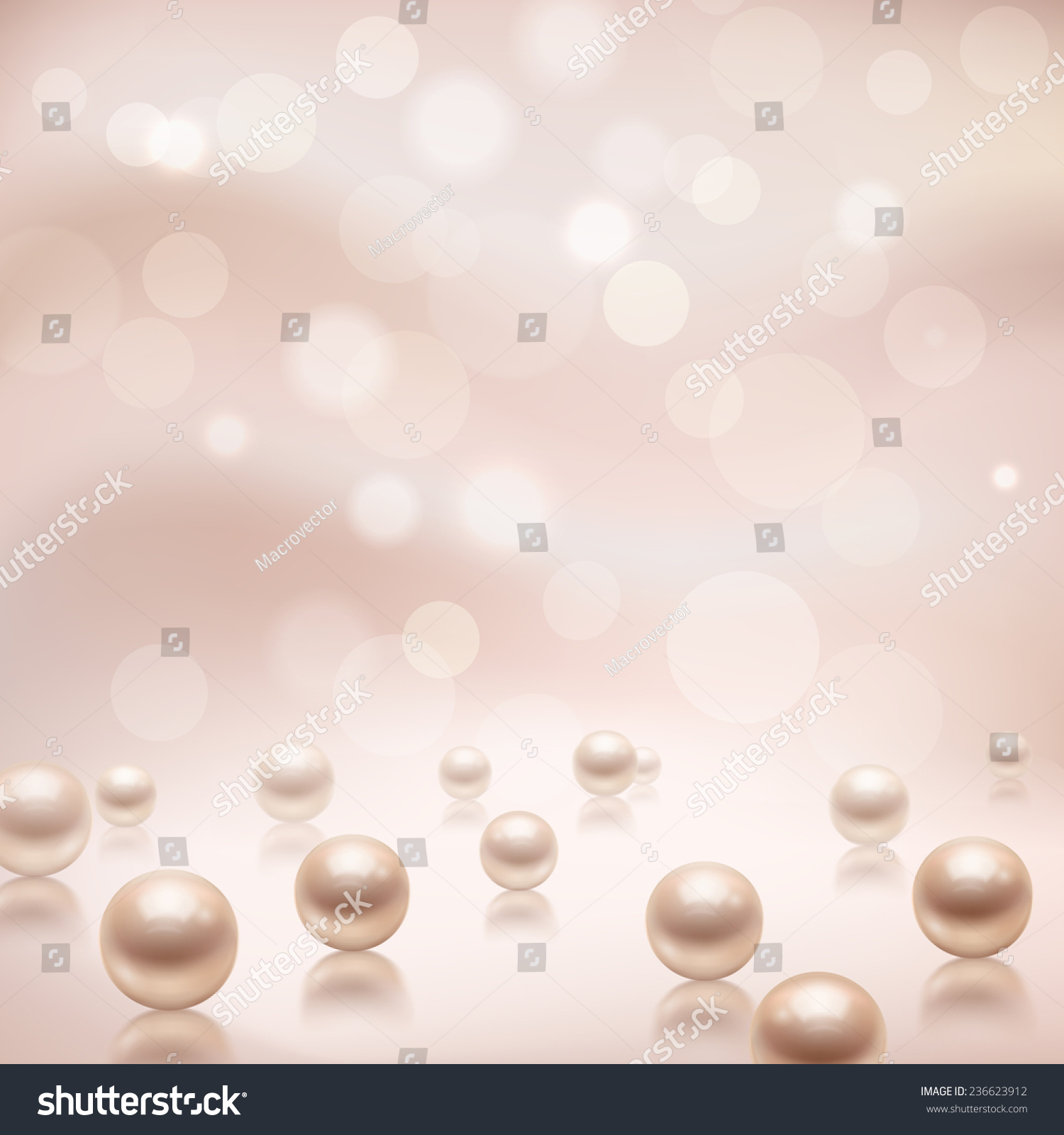 Luxury Beautiful Shining Jewellery Background Rose Stock Illustration