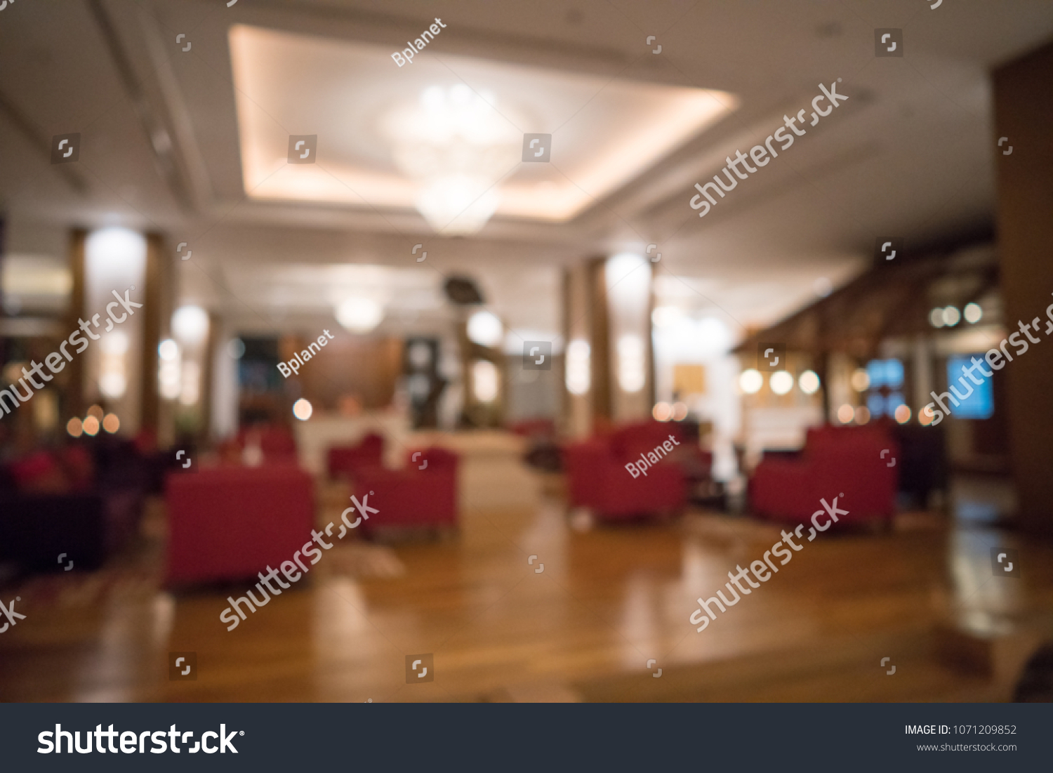 Luxury Hotel Lobby Blurred Background Stock Photo Edit Now 1071209852