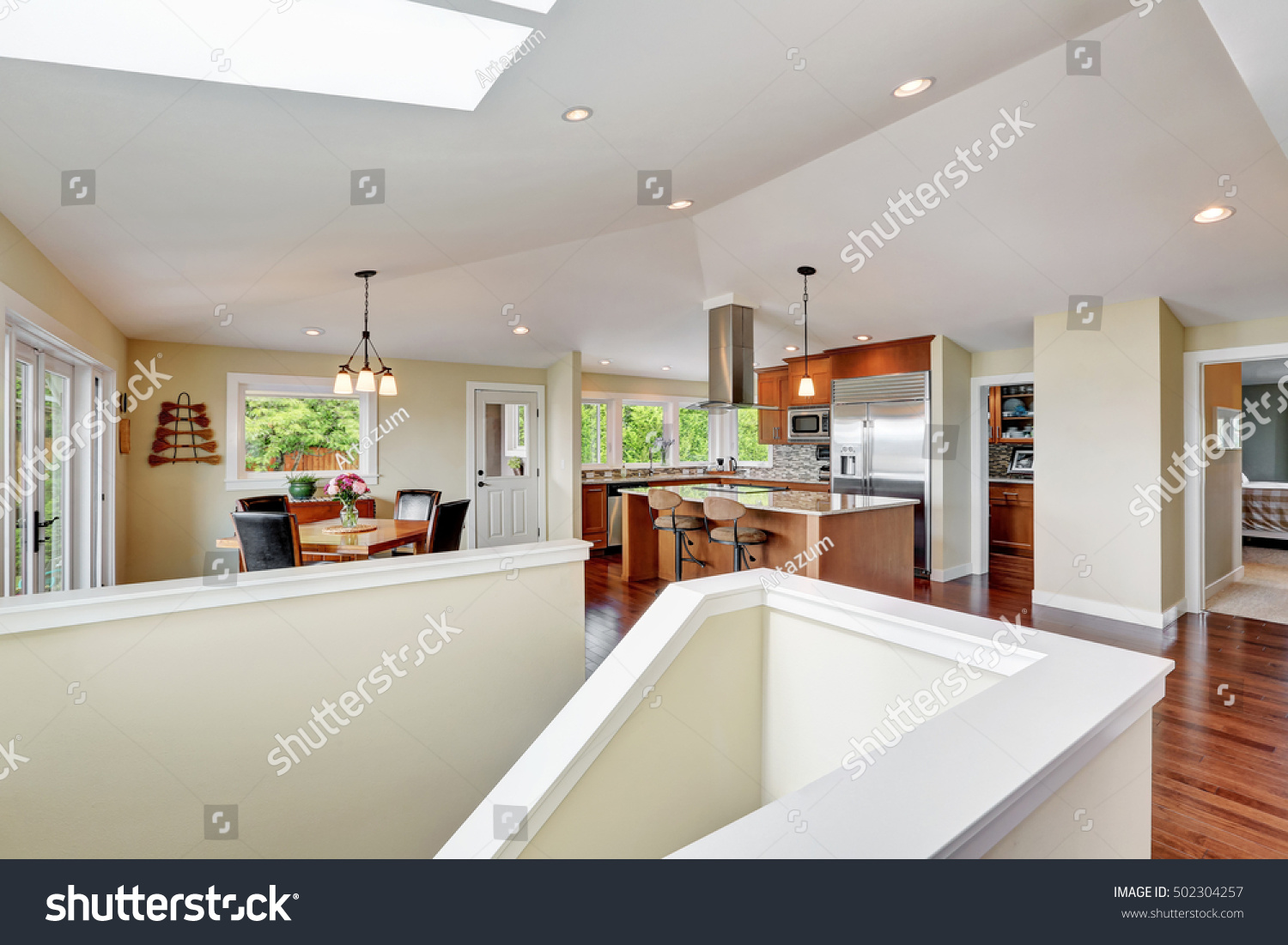 Luxury House Interior Open Floor Plan Stock Photo Edit Now 502304257