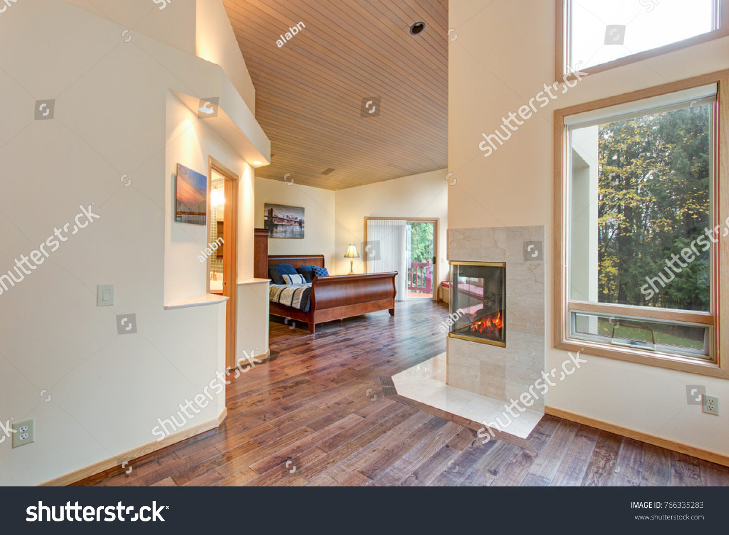 Luxury House Interior Open Floor Plan Stock Photo Edit Now 766335283