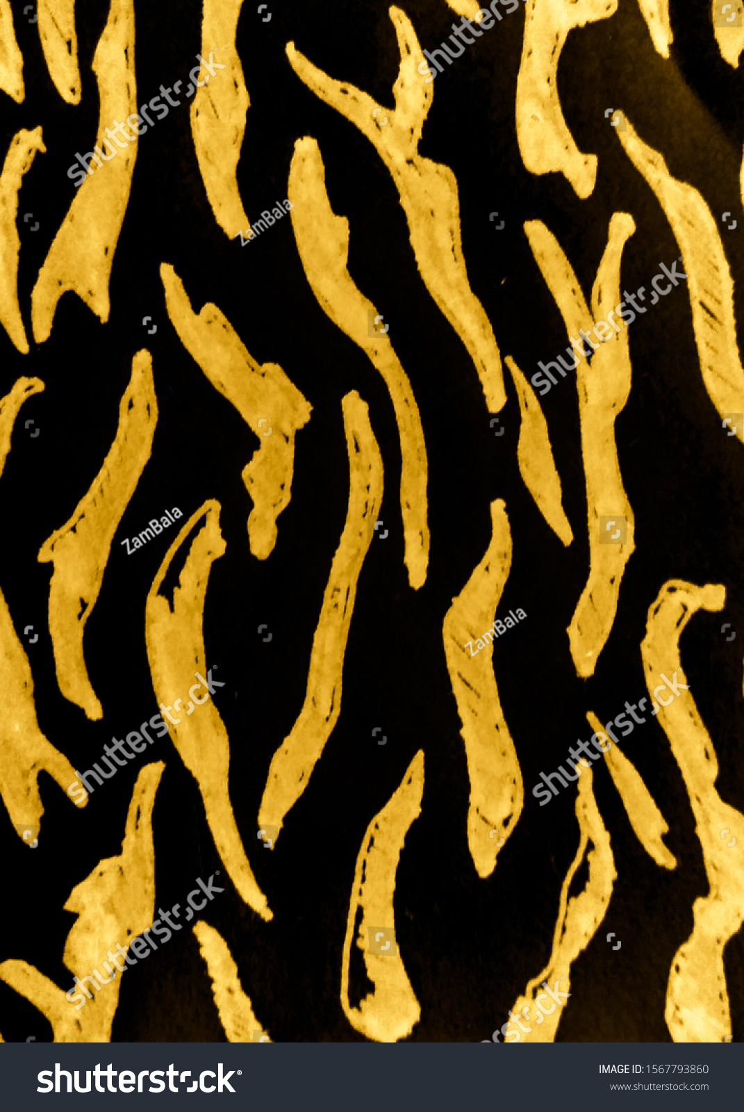 Luxury Tiger Print Leopard Stripes G Stock Illustration 1567793860