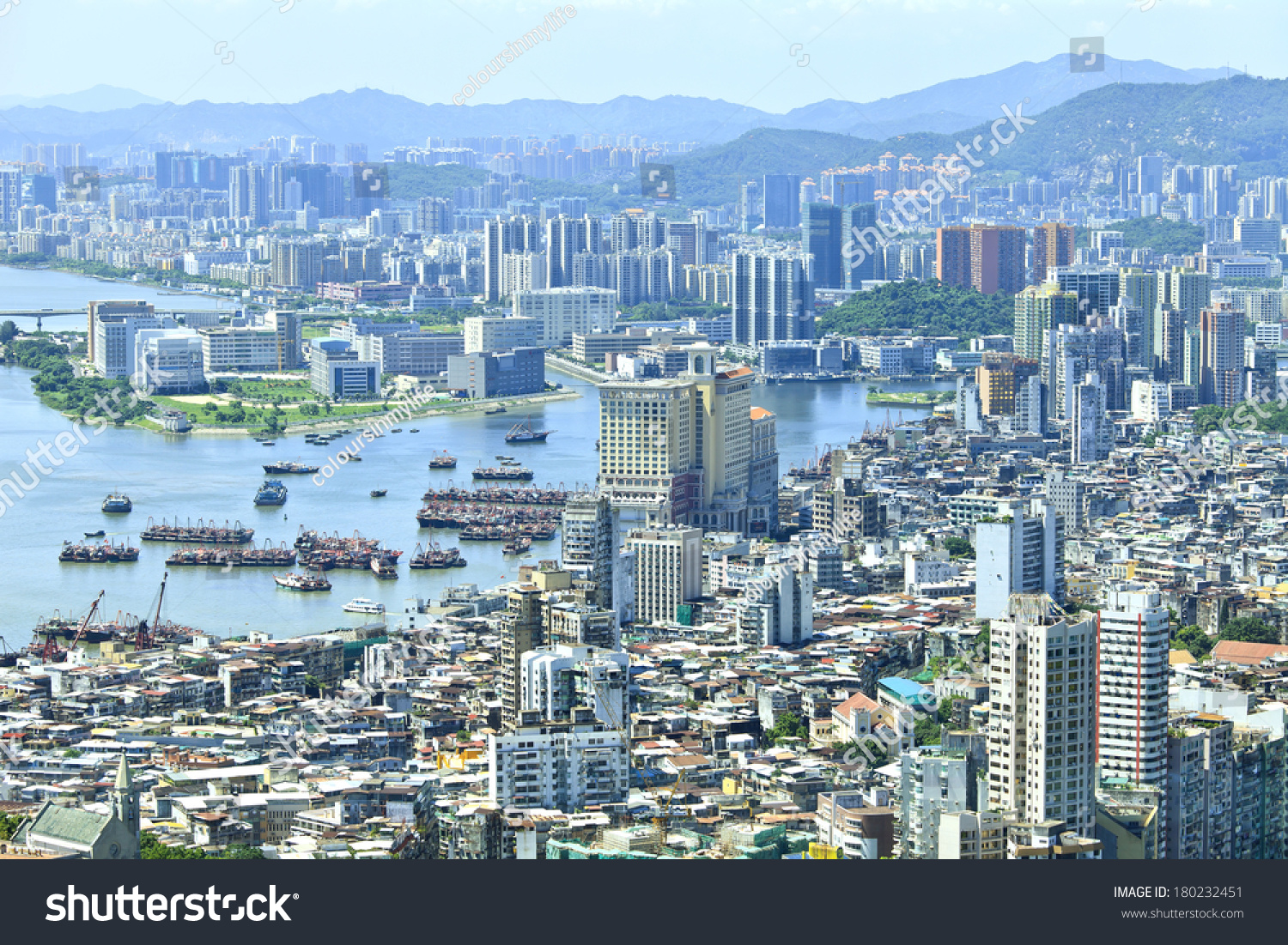 Macau Cityscape Stock Photo 180232451 - Shutterstock