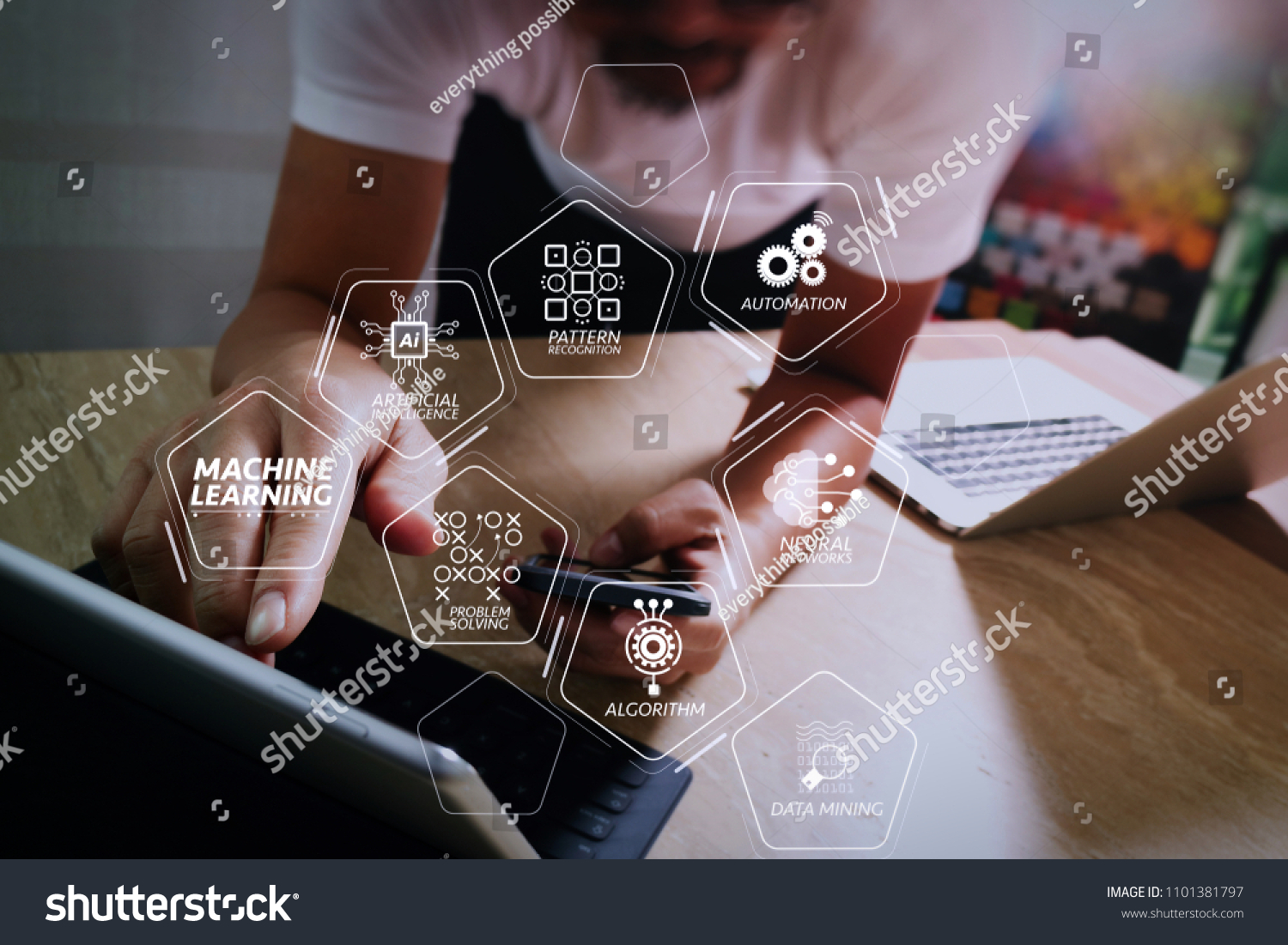 Machine Learning Technology Diagram Artificial Intelligence Stock Photo Machine Learning Technology Diagram Artificial Intelligence Stock Photo
