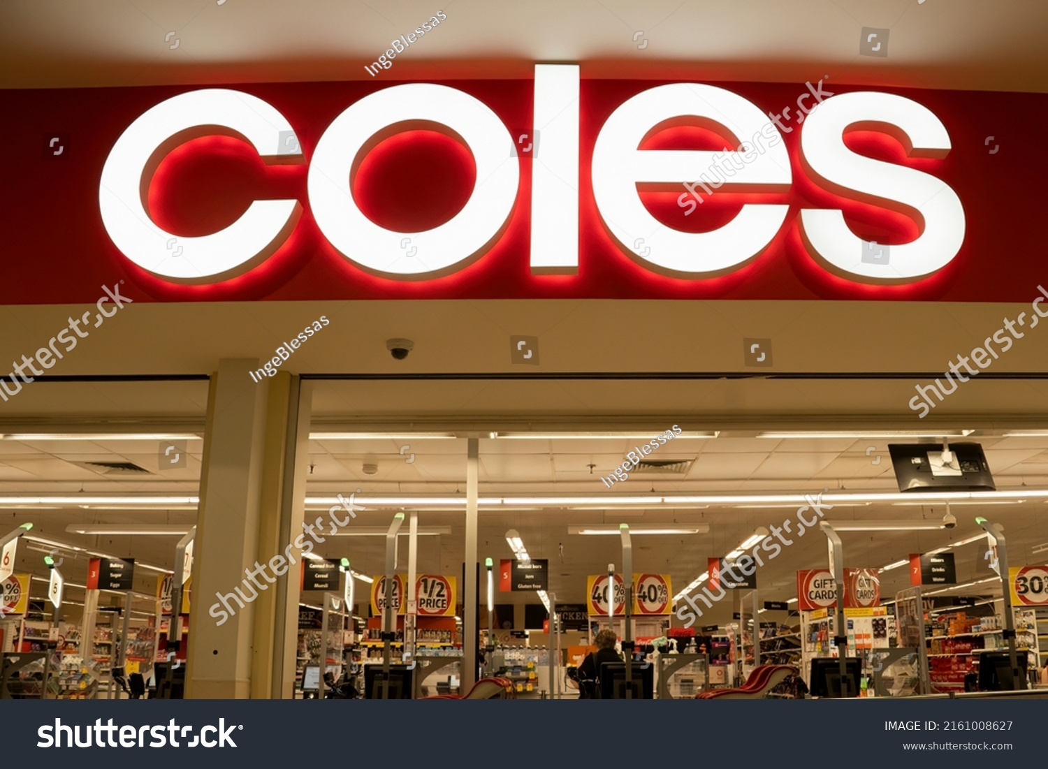 Mackay Queensland Australia May 2022 Coles Stock Photo 2161008627