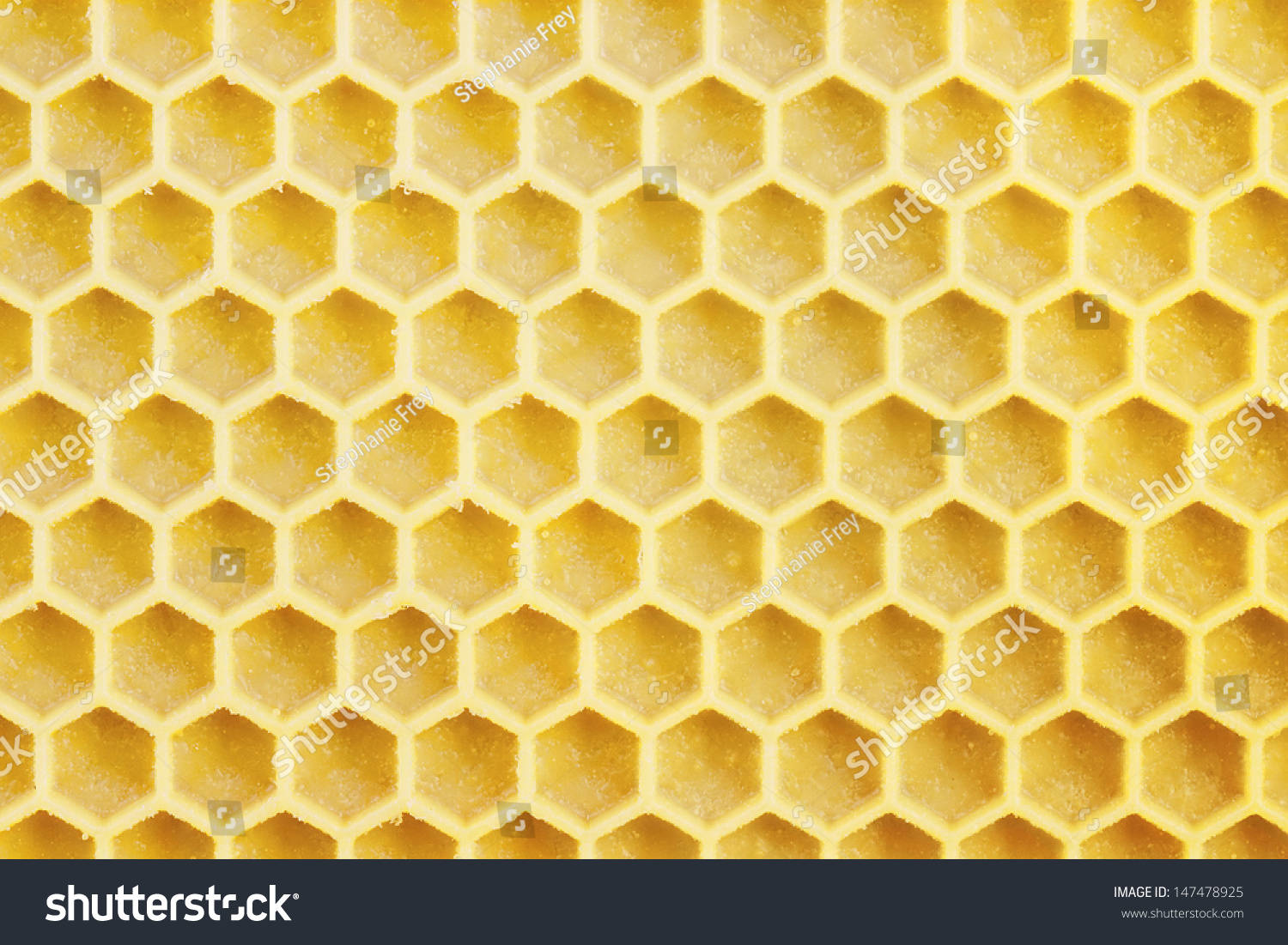 Macro Of Honeycomb Cells. Stock Photo 147478925 : Shutterstock