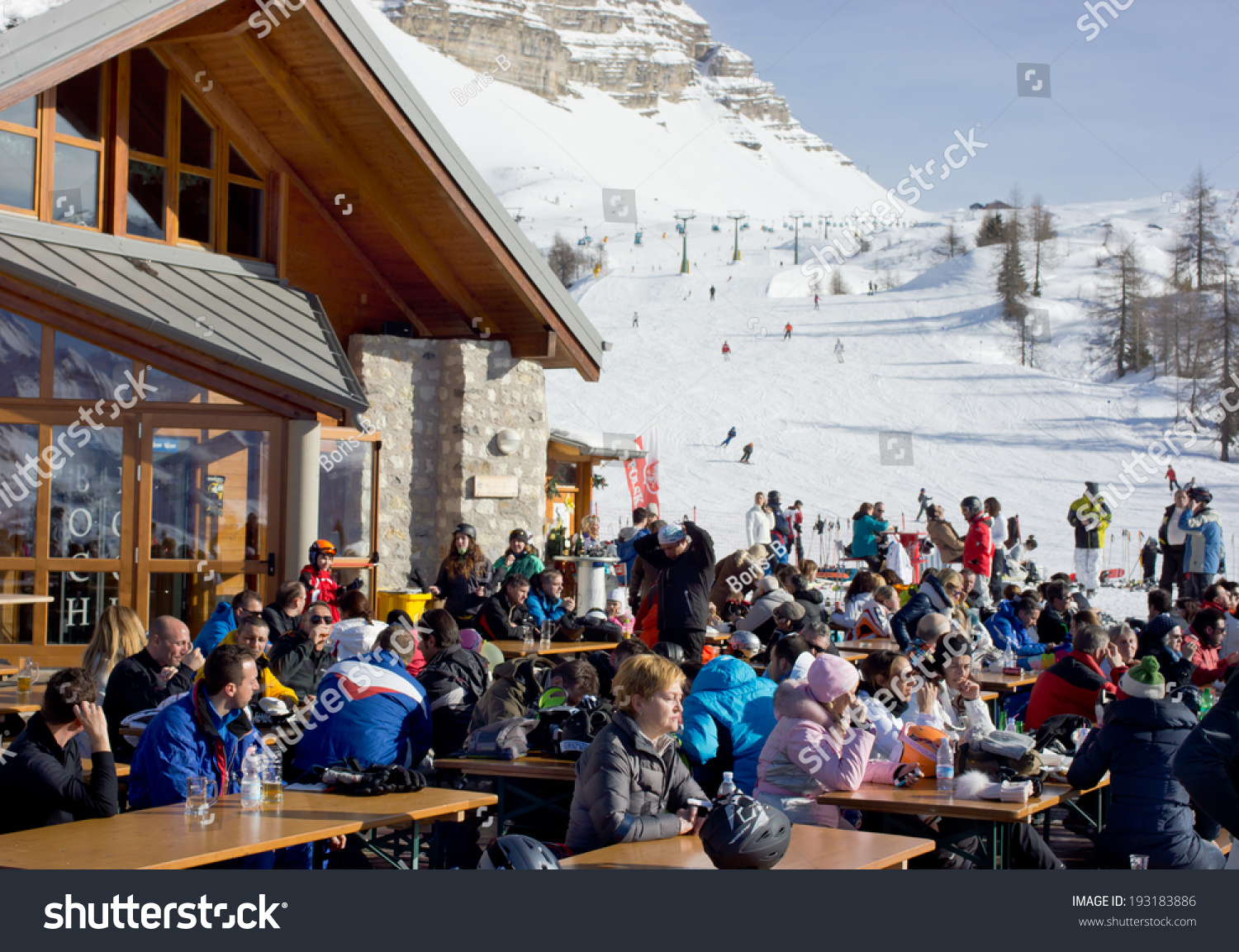 Madonna Di Campiglio Italy January 30 Stock Photo 193183886 - Shutterstock