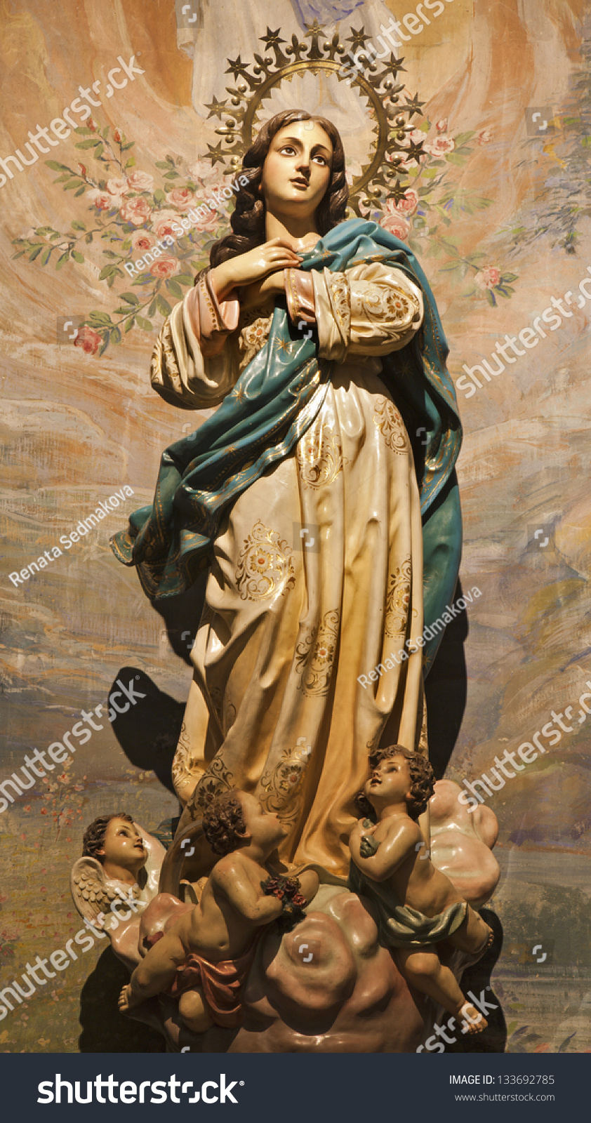 Madrid March 10 Immaculate Conception Statue Stock Photo 133692785 ...