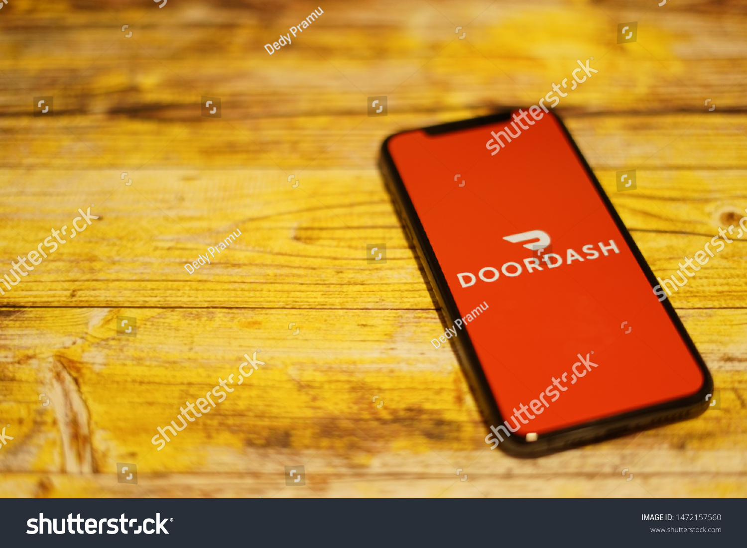 Madrid Spain August 06 2019 Doordash Stock Photo Edit Now