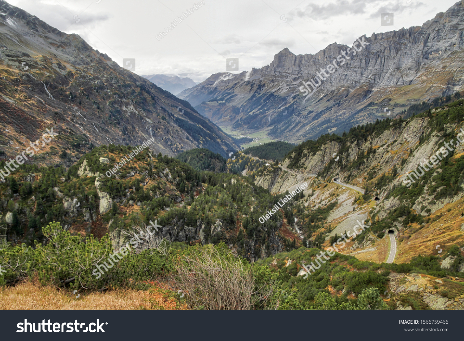 Magical Switzerland Landscape Mountains Swiss Alps Stock Photo Edit Now 1566759466