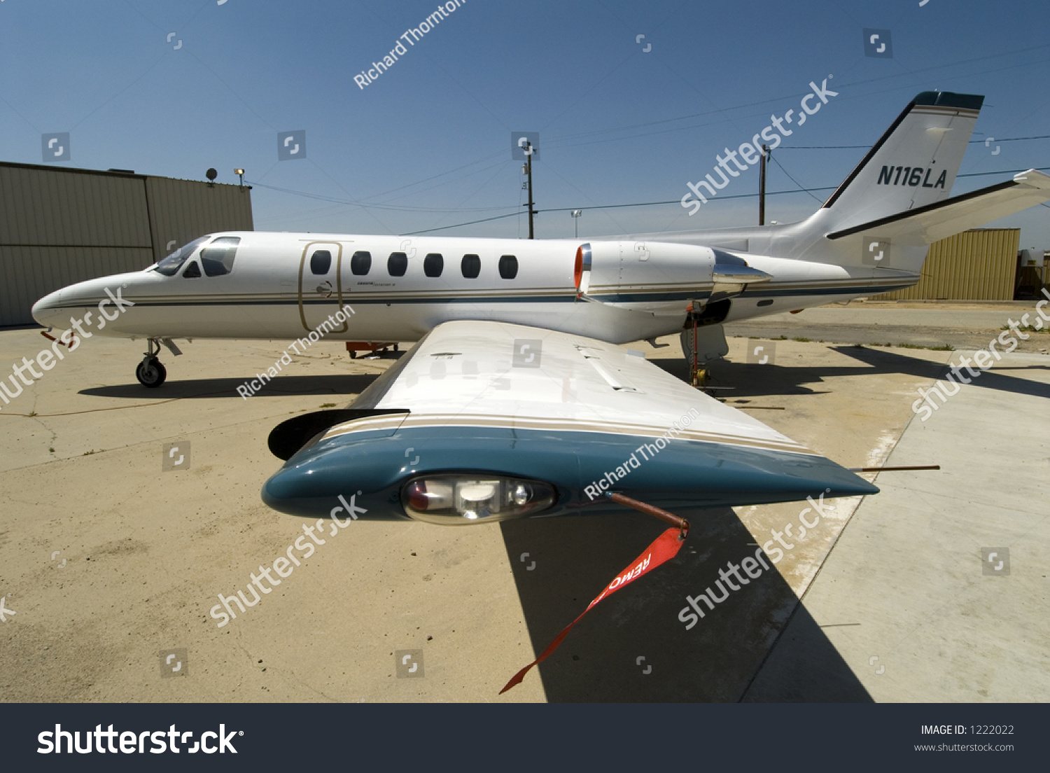 Maintenance Area Business Jet Cessna Citation Stock Photo Edit Now