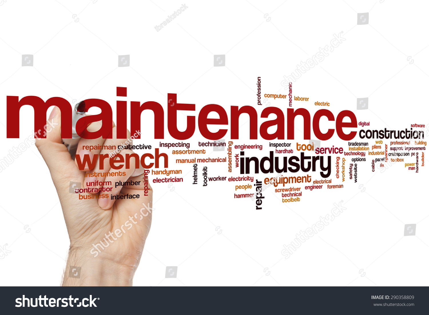 maintenance-word-cloud-concept-stock-photo-edit-now-290358809