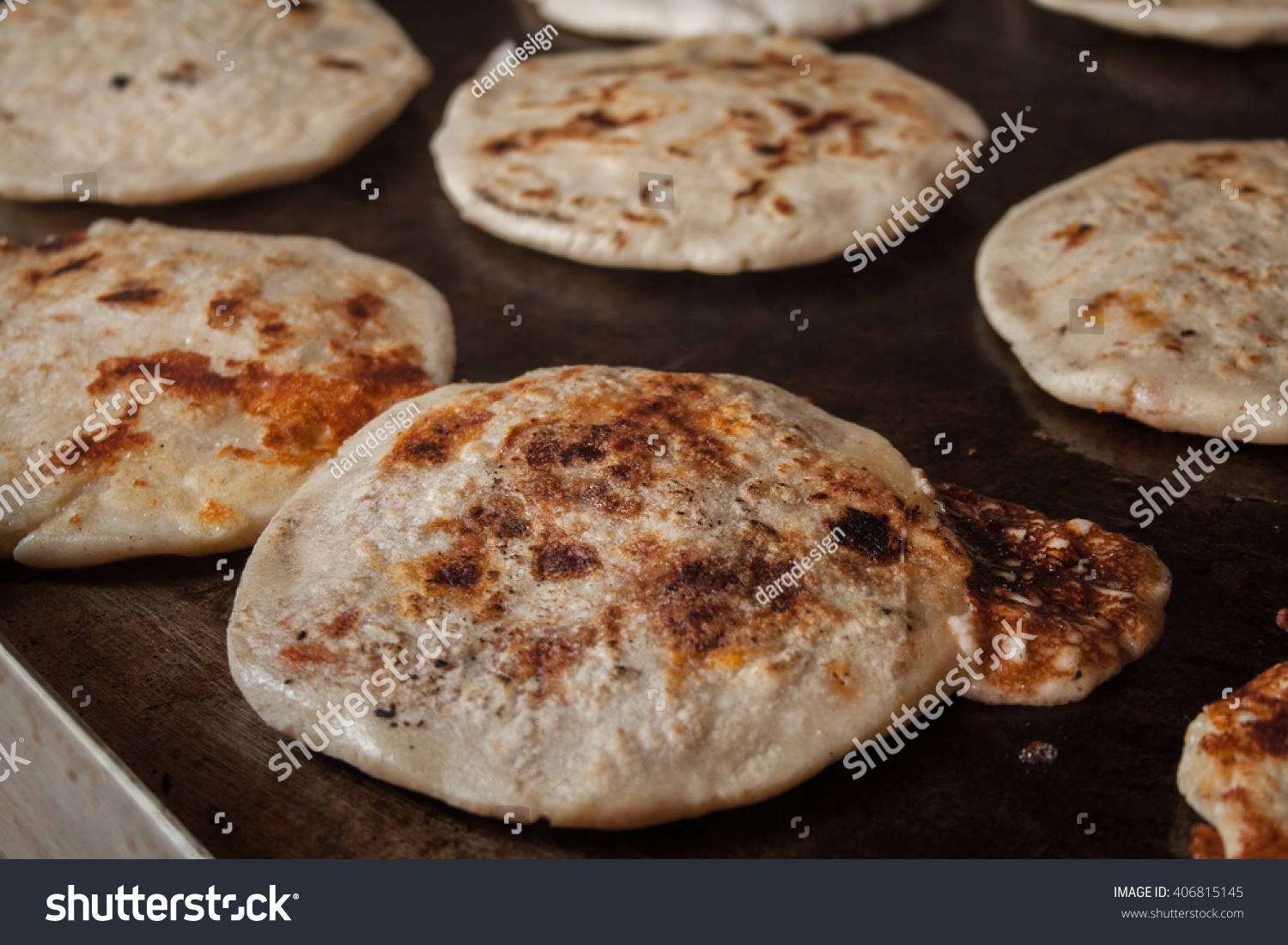 Making Typical Delicious Flour Tortillas Guatemala Stock Photo (Edit ...