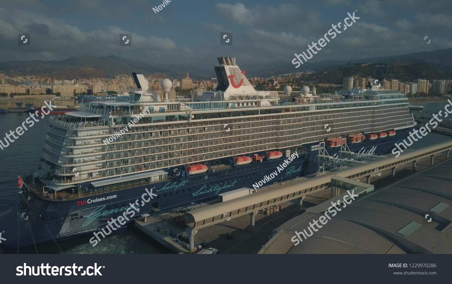 Malaga Spain September 27 2018 Aerial Stock Photo Edit Now