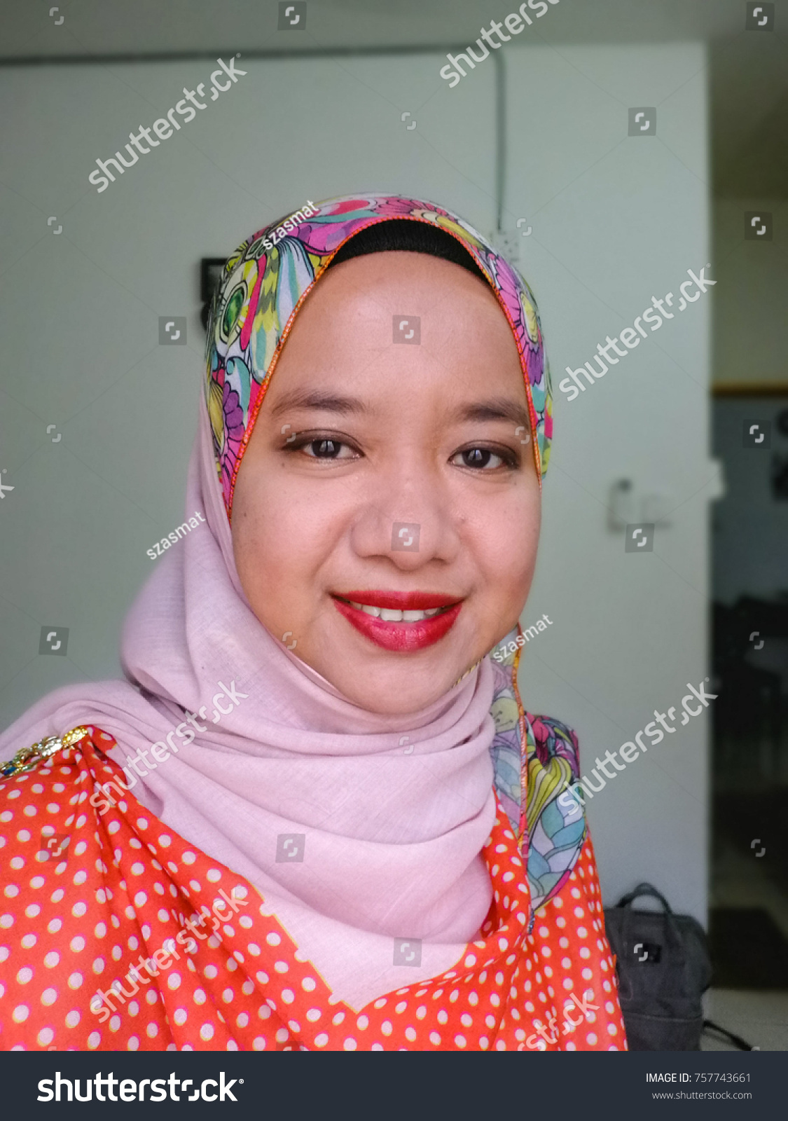 Malay Lady Hijab Selangor Malaysia November Stock Photo Edit Now 757743661