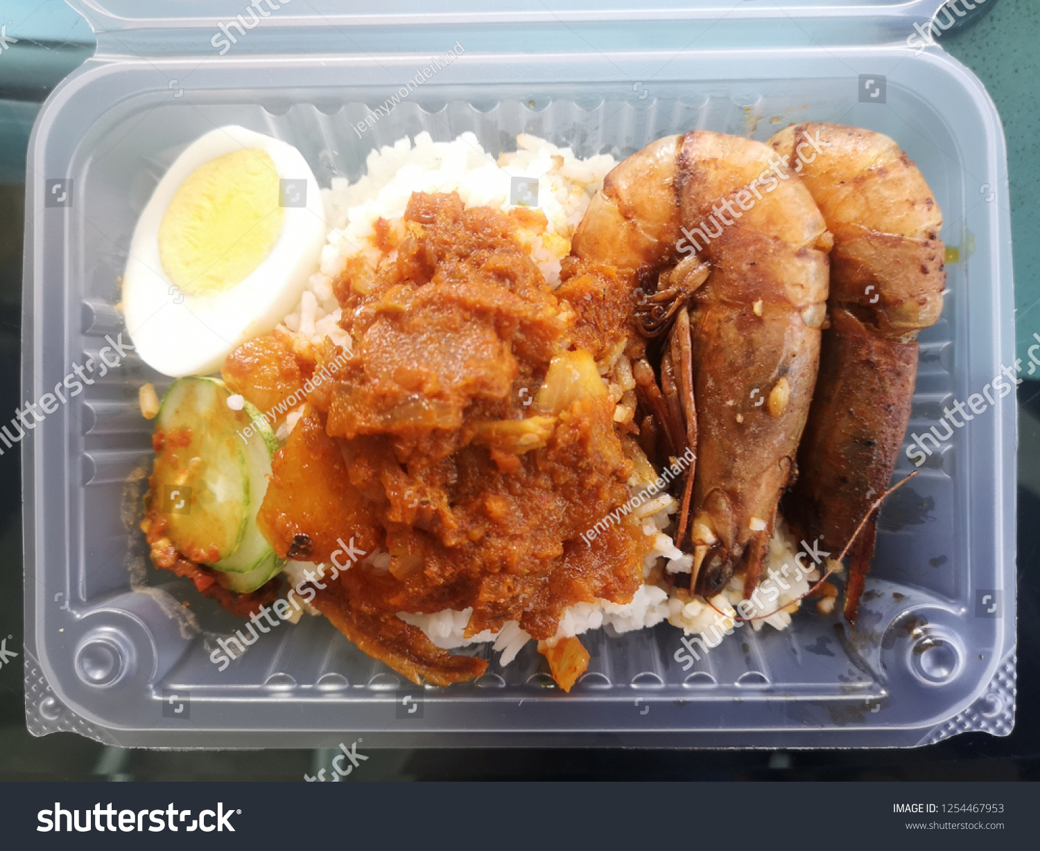 Malaysia Cuisine Local Delicious Nasi Lemak Stock Photo Edit Now