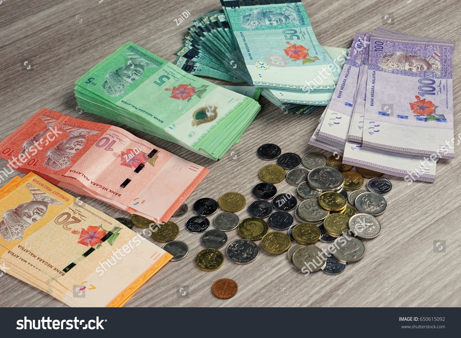 Malaysia Currency Myr Stack Ringgit Malaysia Stock Photo (Edit Now 