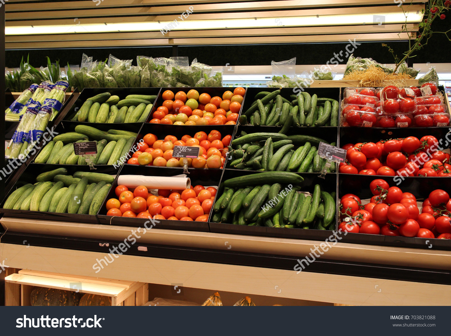 Malaysia Jaya Grocer Garden Vegetable Sale Stock Photo Edit Now 703821088