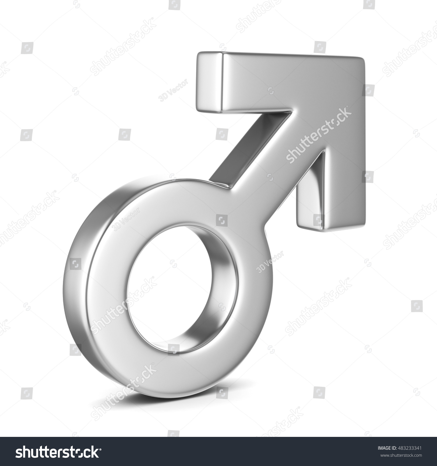 Male Sign Icon Male Sex Symbol ภาพประกอบสต็อก 483233341