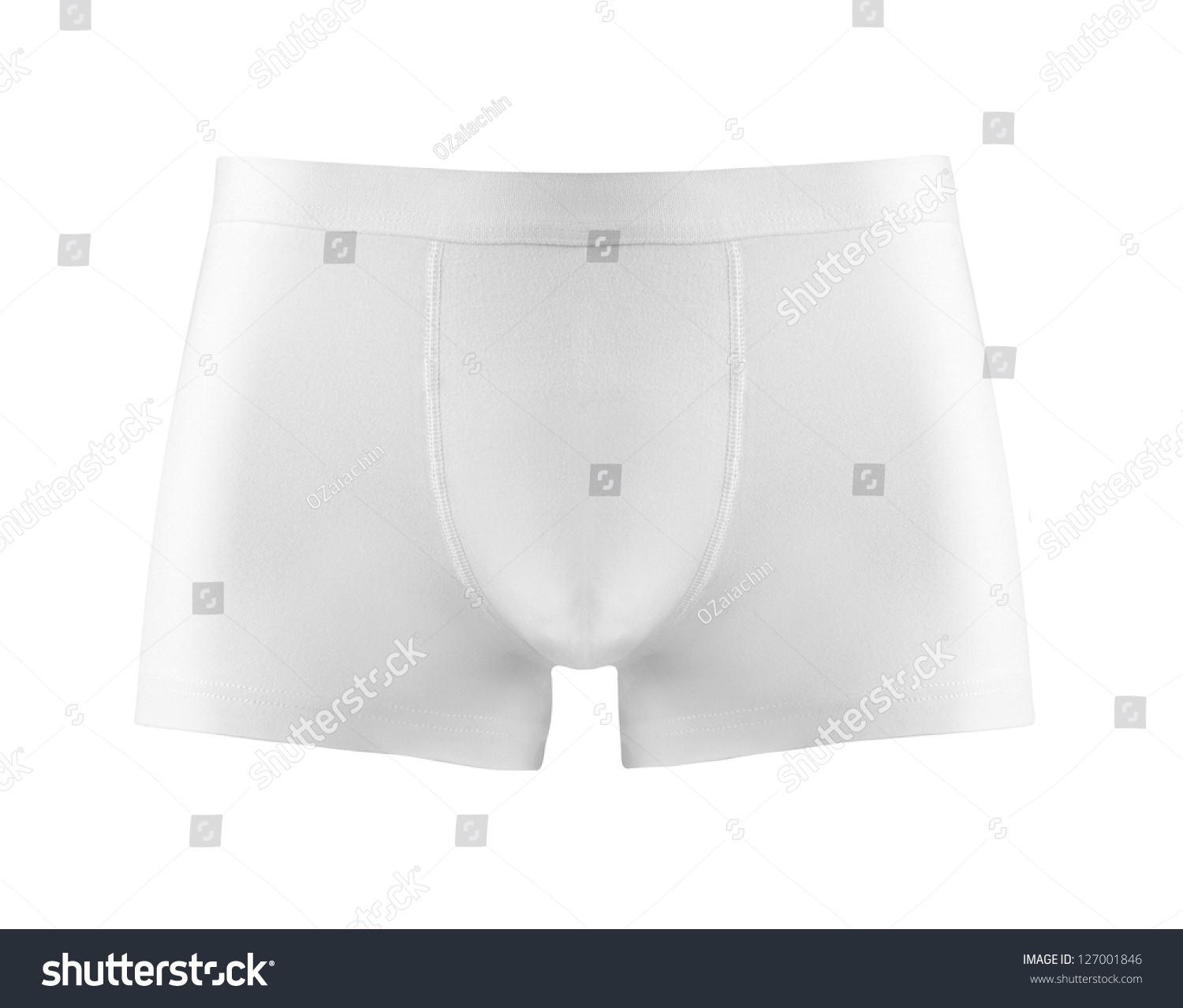 Male Underwear Isolated On The White Stock Photo 127001846 : Shutterstock