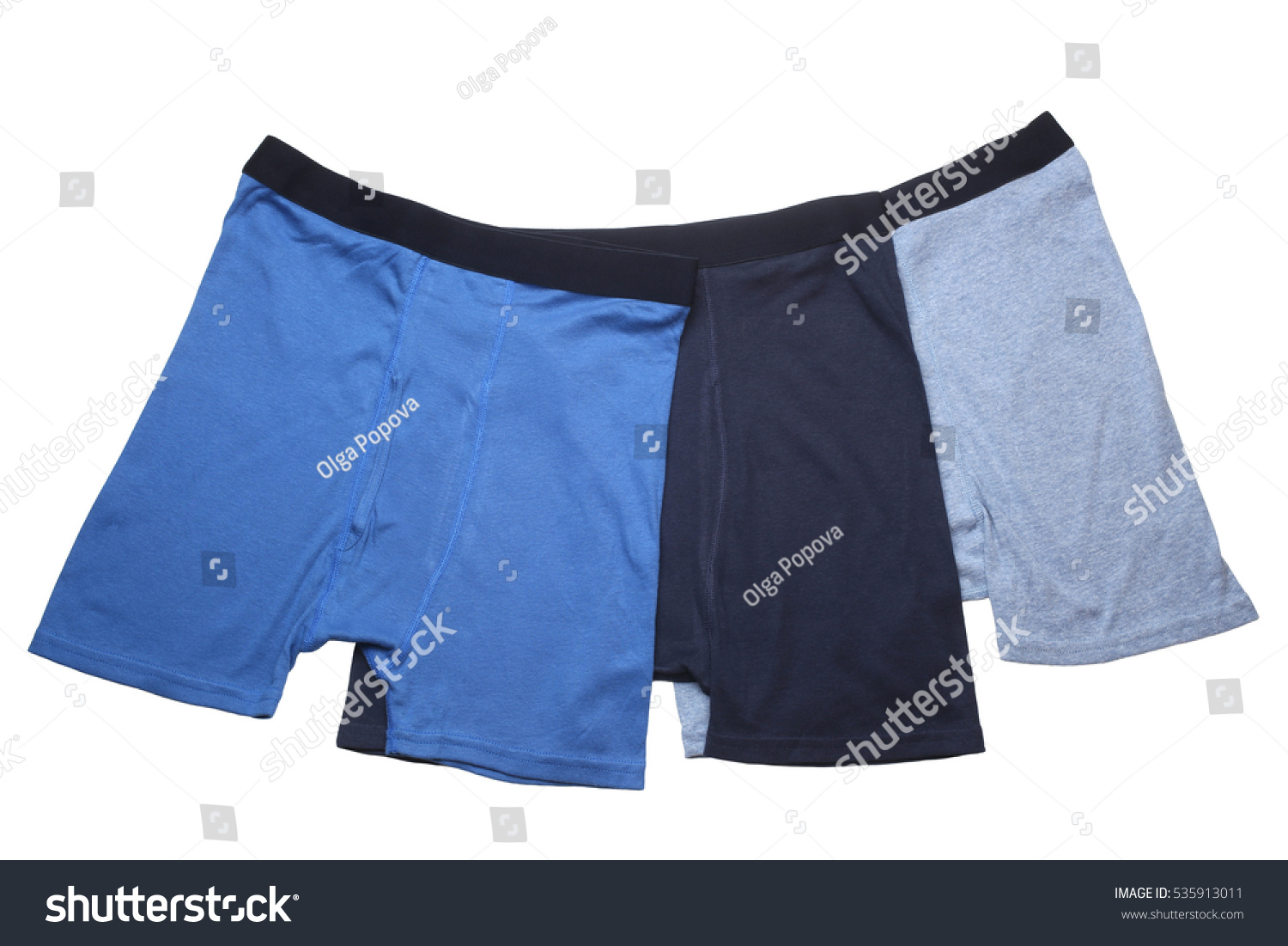 Male Underwears Isolated On White Background Stock Photo 535913011 ...