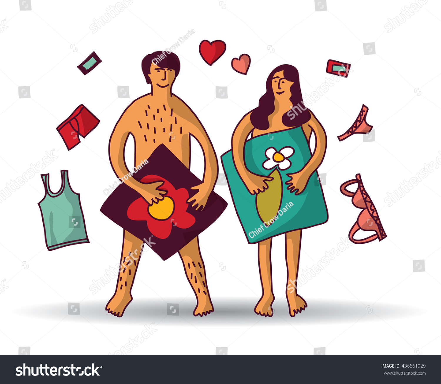 Nude Man And Woman Having Sexual Intercourse