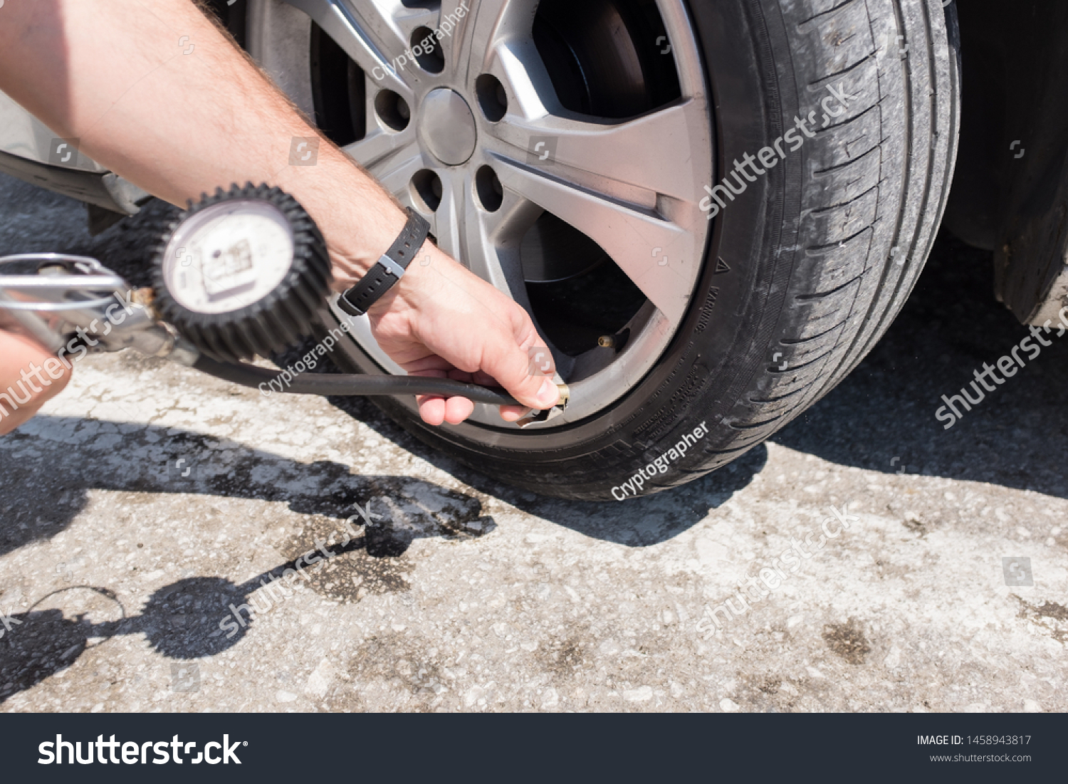 air pressure machine for tires