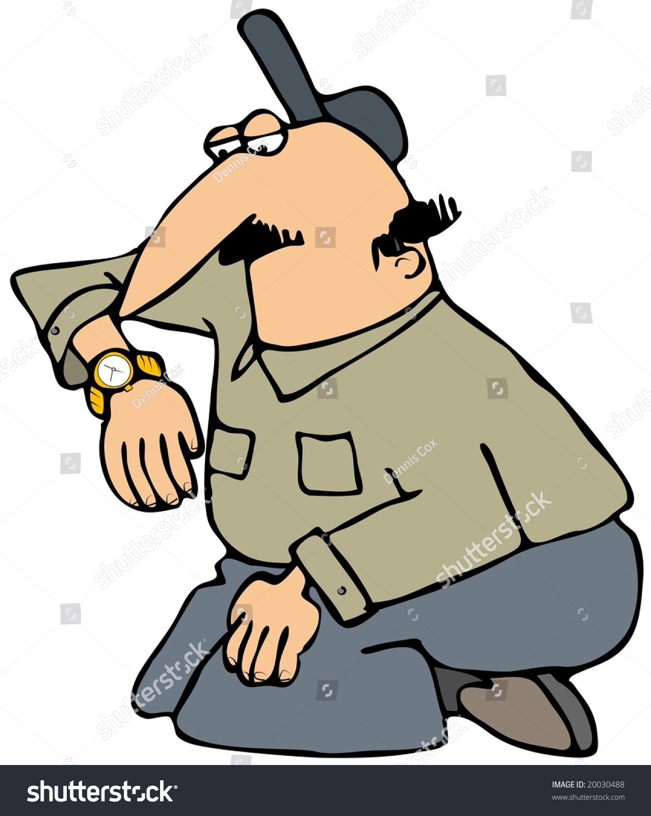 Man Checking His Watch Stock Photo 20030488 : Shutterstock