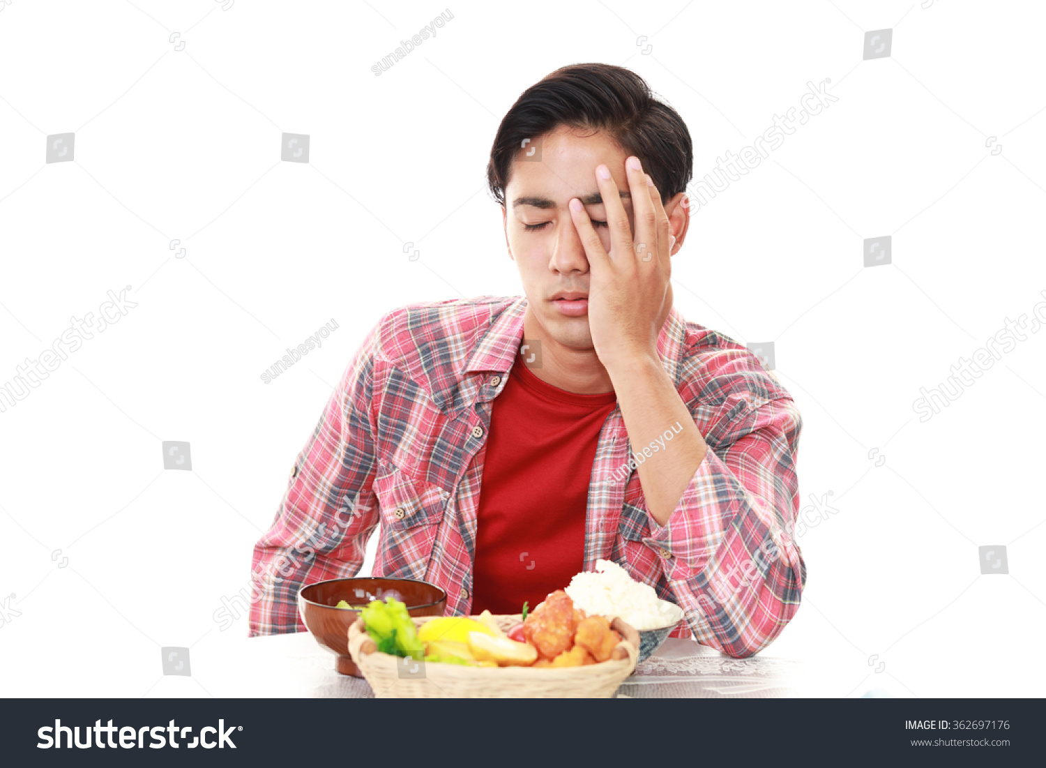 Man Has No Appetite Stock Photo 362697176 : Shutterstock