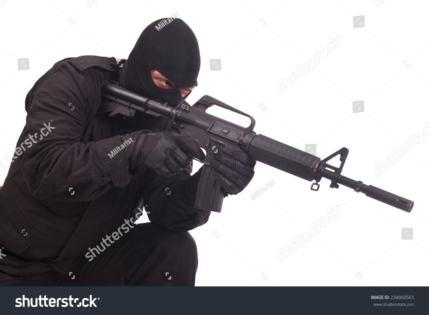 Man - machine gun Man - machine gun
