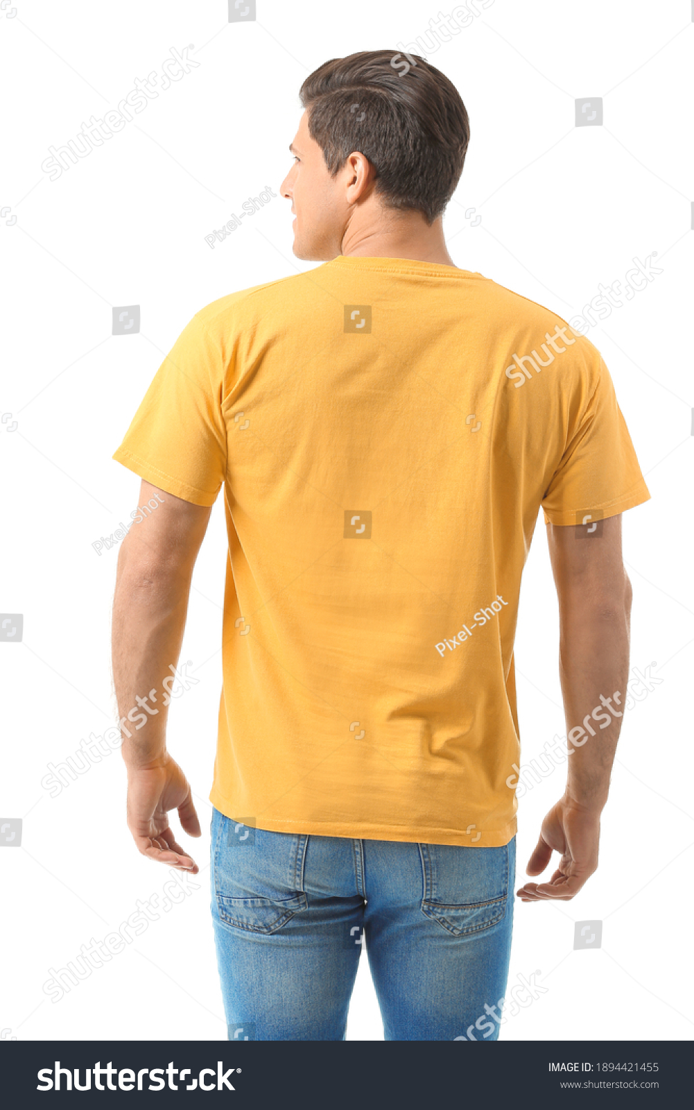 Yellow t-shirt Images, Stock Photos & Vectors | Shutterstock