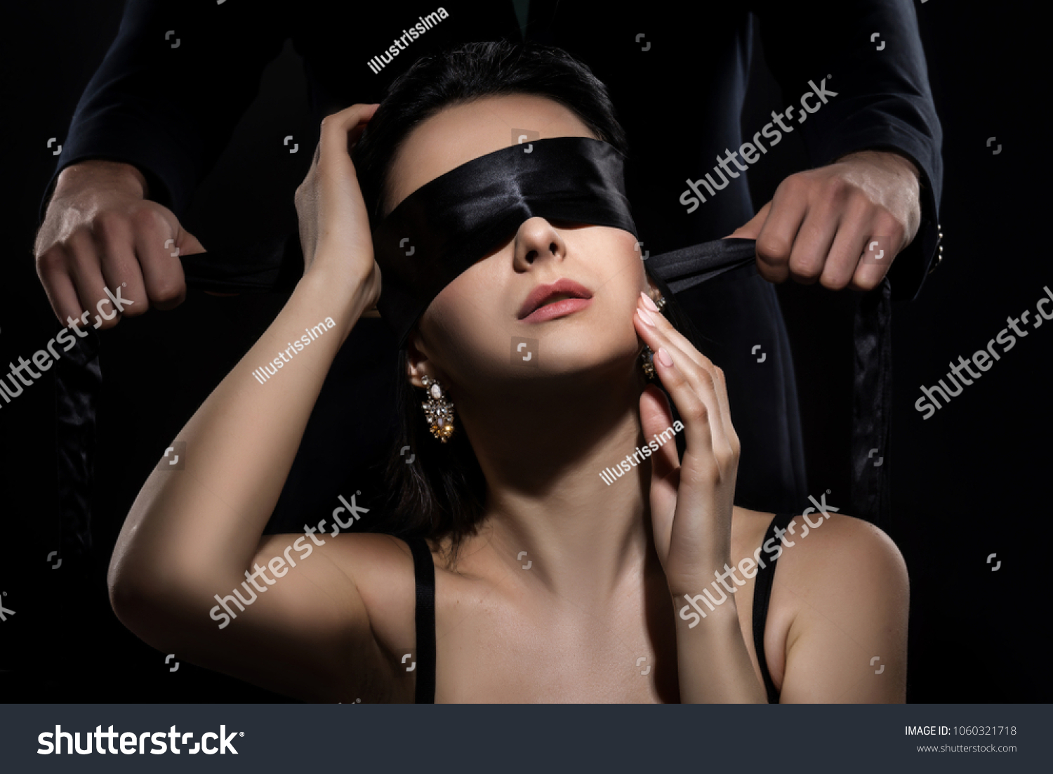 Man Blindfolding Woman Images Stock Photos Vectors Shutterstock