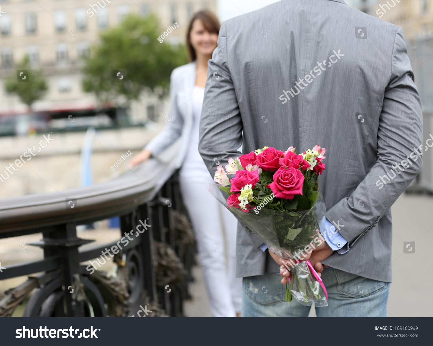 Give flowers stock image. Image of love