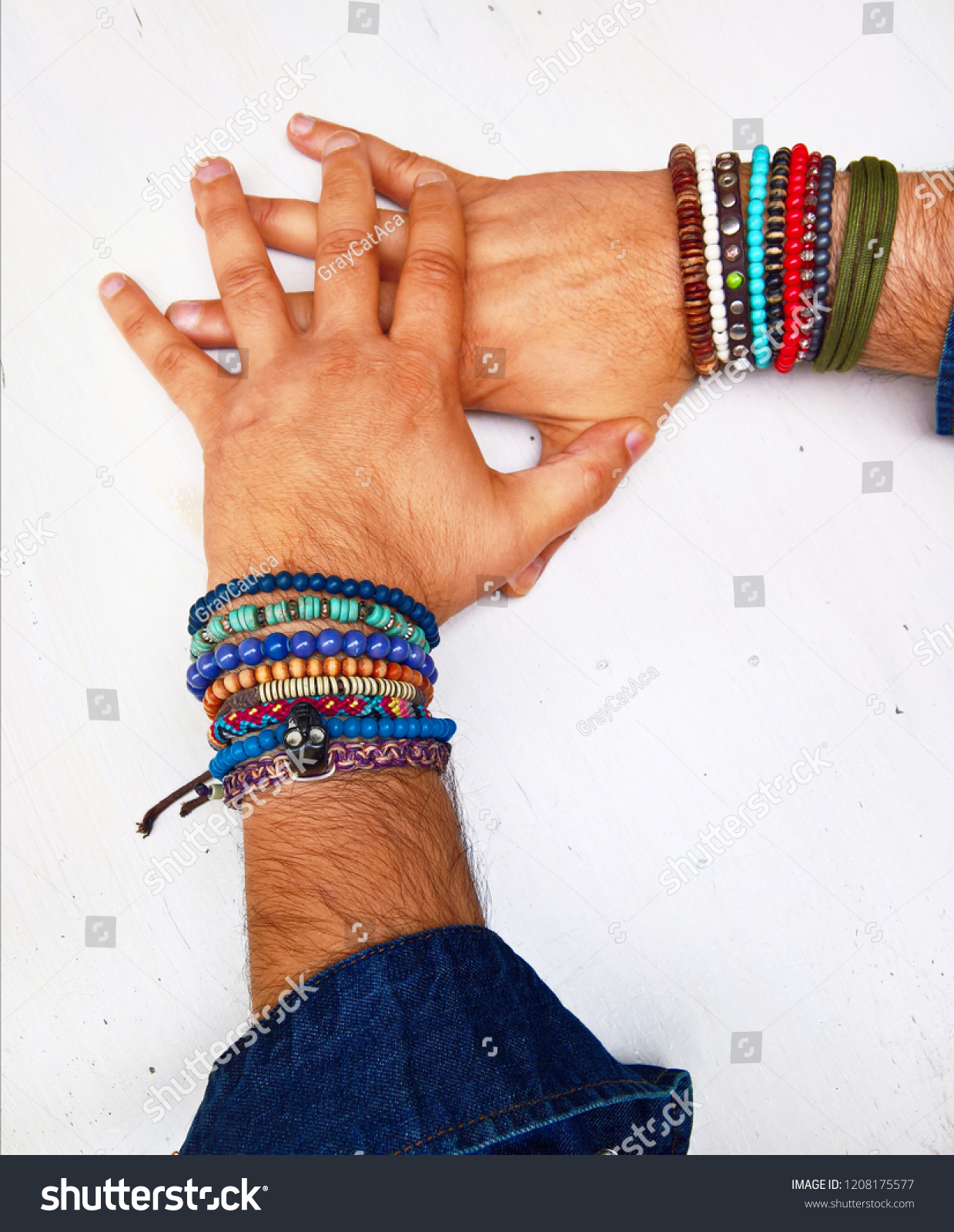 mens colorful bracelets