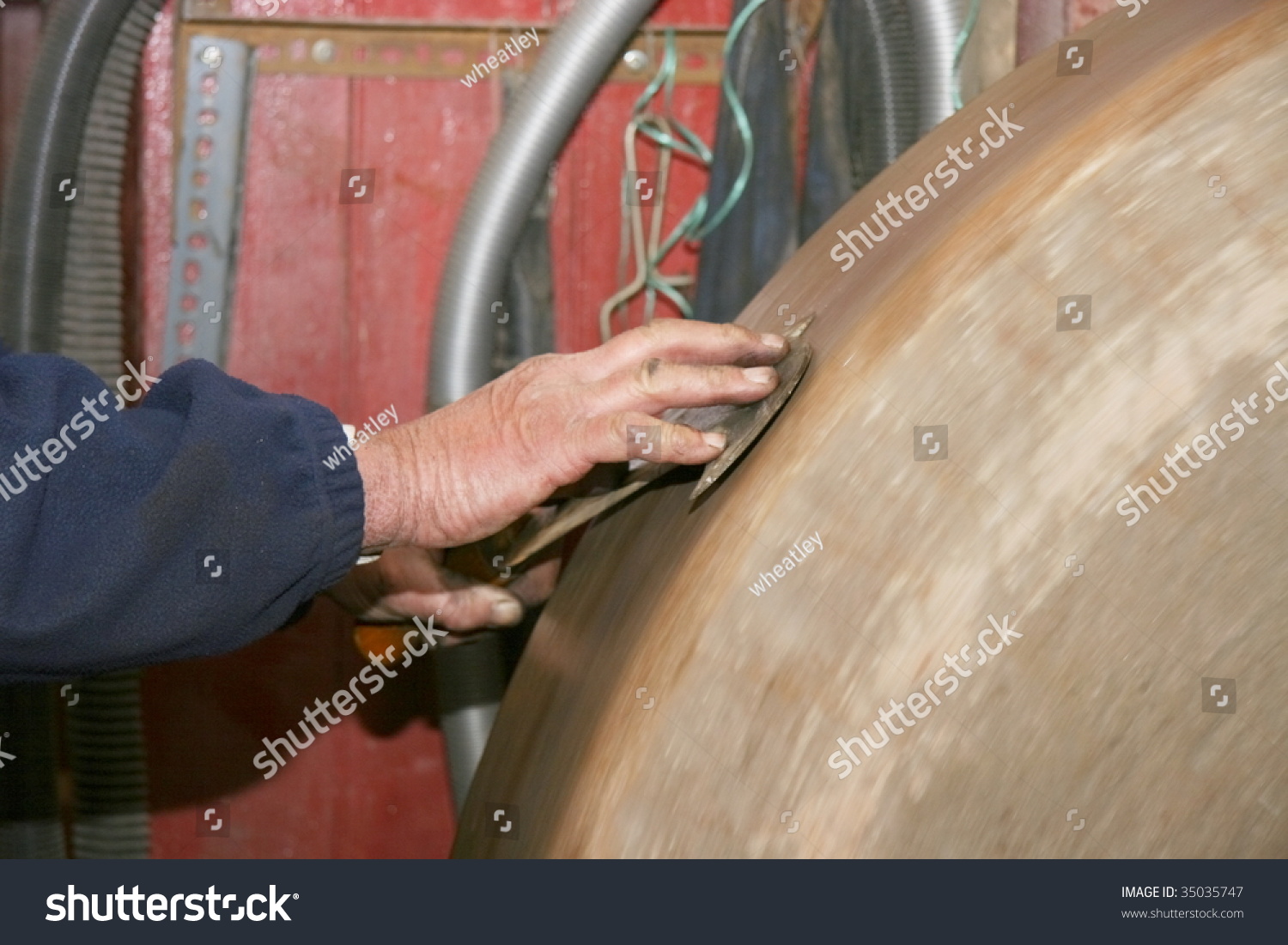 large grinding wheel