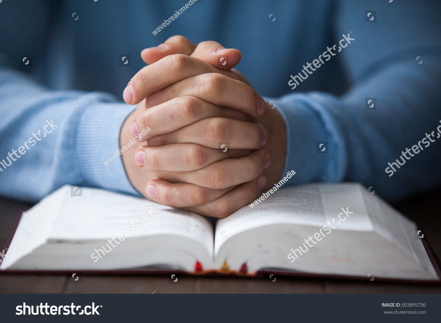 Man Sitting Desk Bible Stock Photo 503895736 - Shutterstock