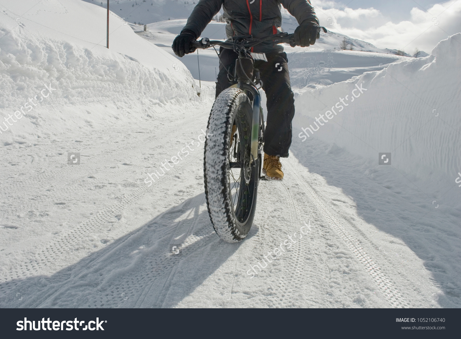 electric bike snow