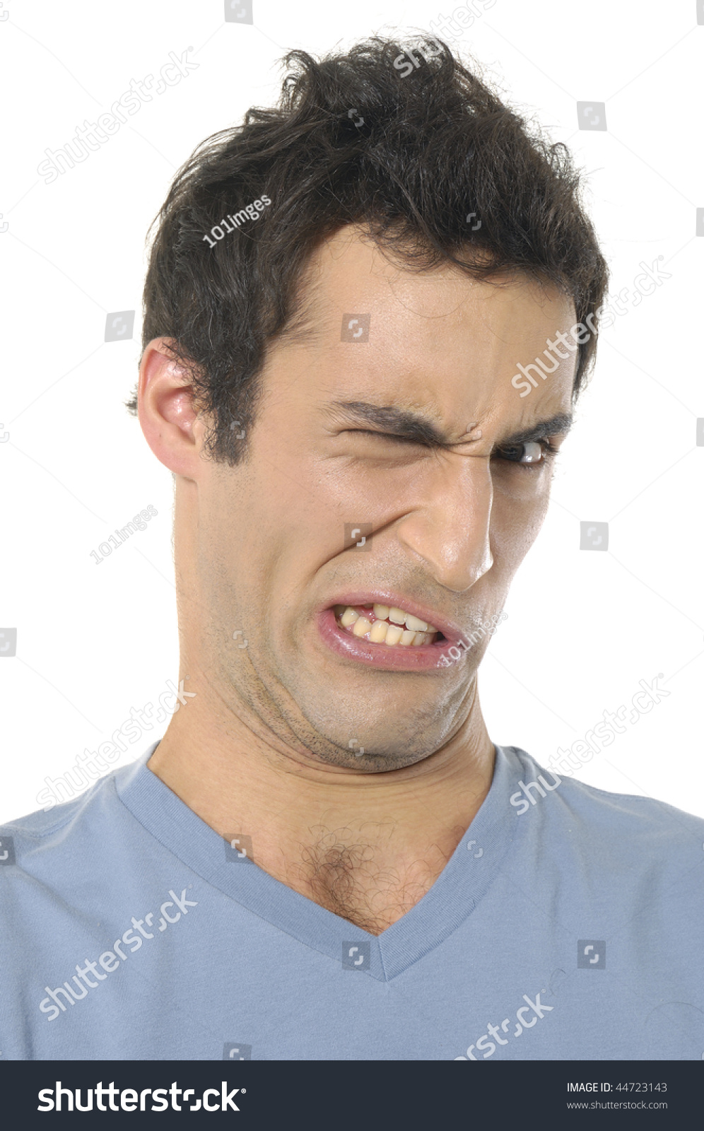 Man With An Exaggerated Sad Face Stock Photo 44723143 : Shutterstock