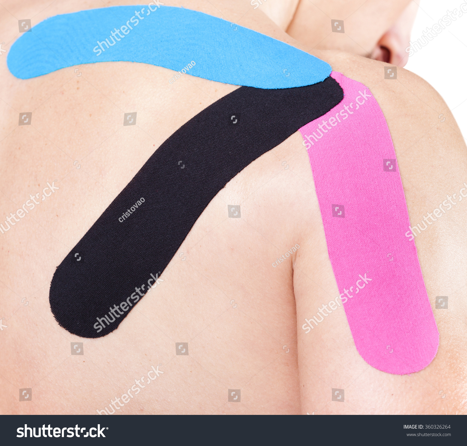  Lemonade Classic  Template Design Featuring Man with Kinesiotaping on the Shoulder Isolated