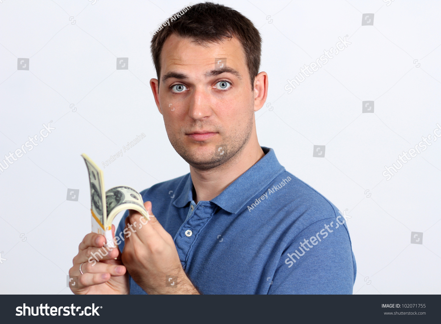 Man With Money Showing Thumbs Up Stock Photo 102071755 : Shutterstock