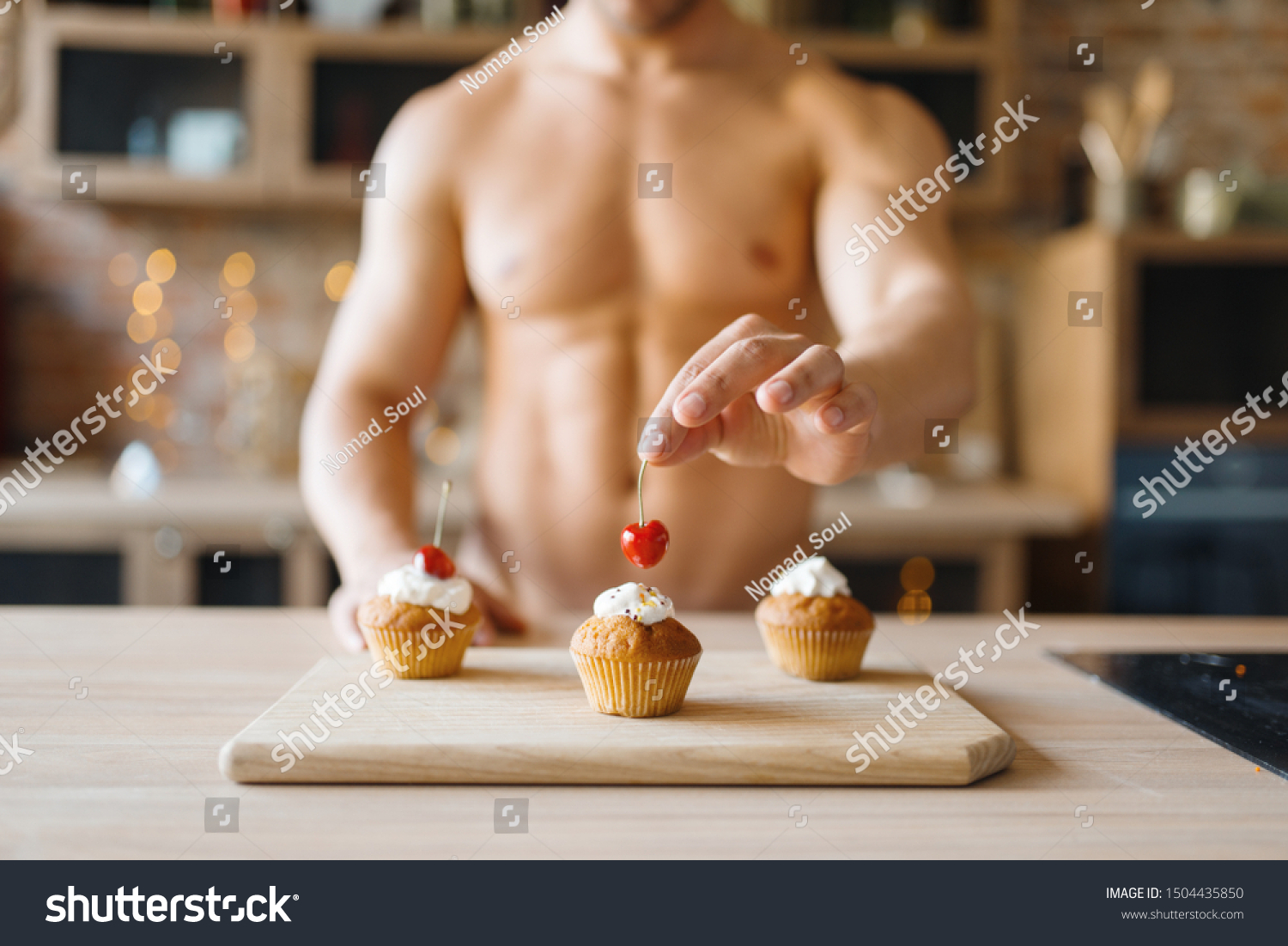 4 374 Naked Cooking Images Stock Photos Vectors Shutterstock