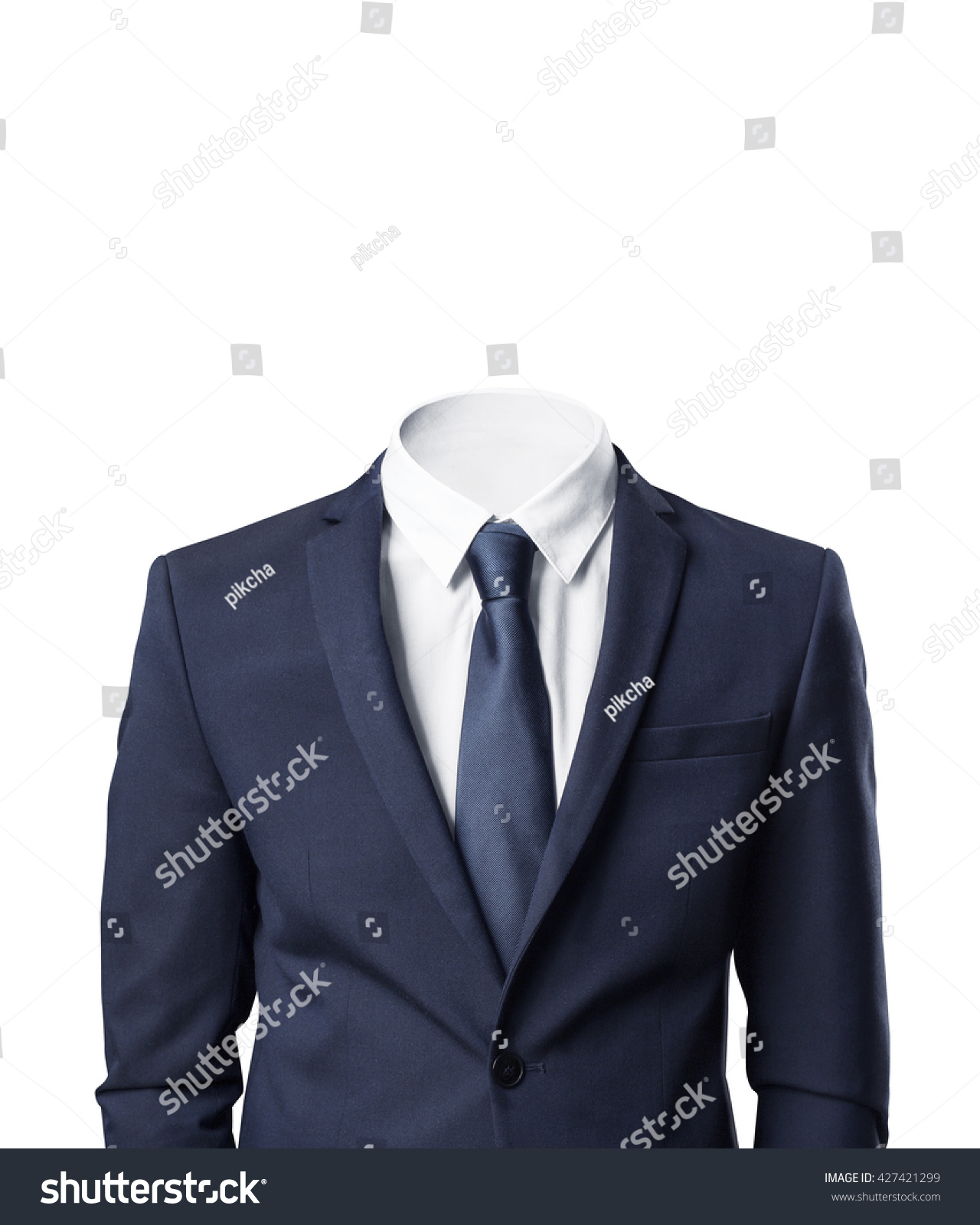Man Without Head Isolated Stock Photo 427421299 : Shutterstock