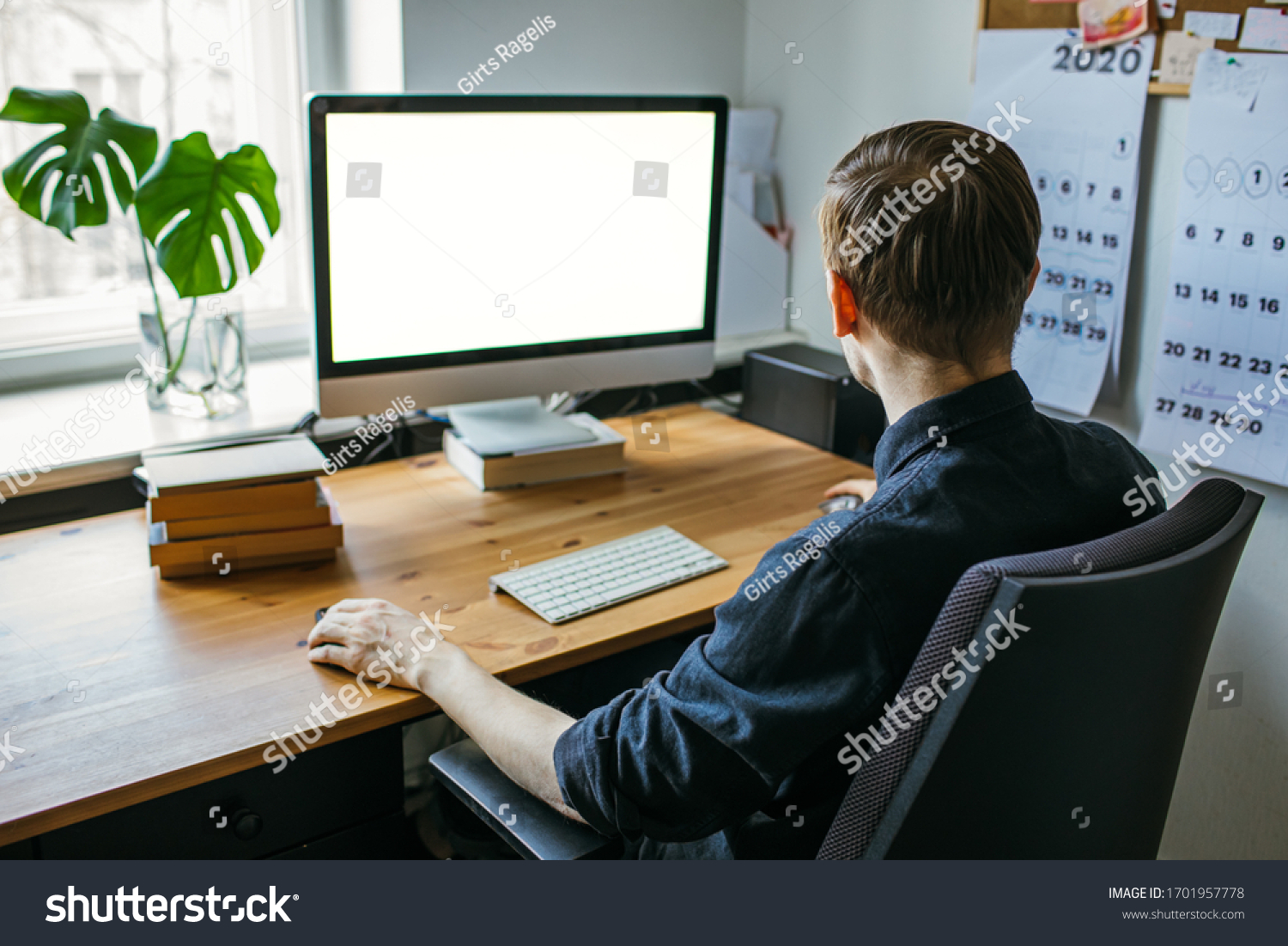 25,306 People behind computer Images, Stock Photos & Vectors | Shutterstock