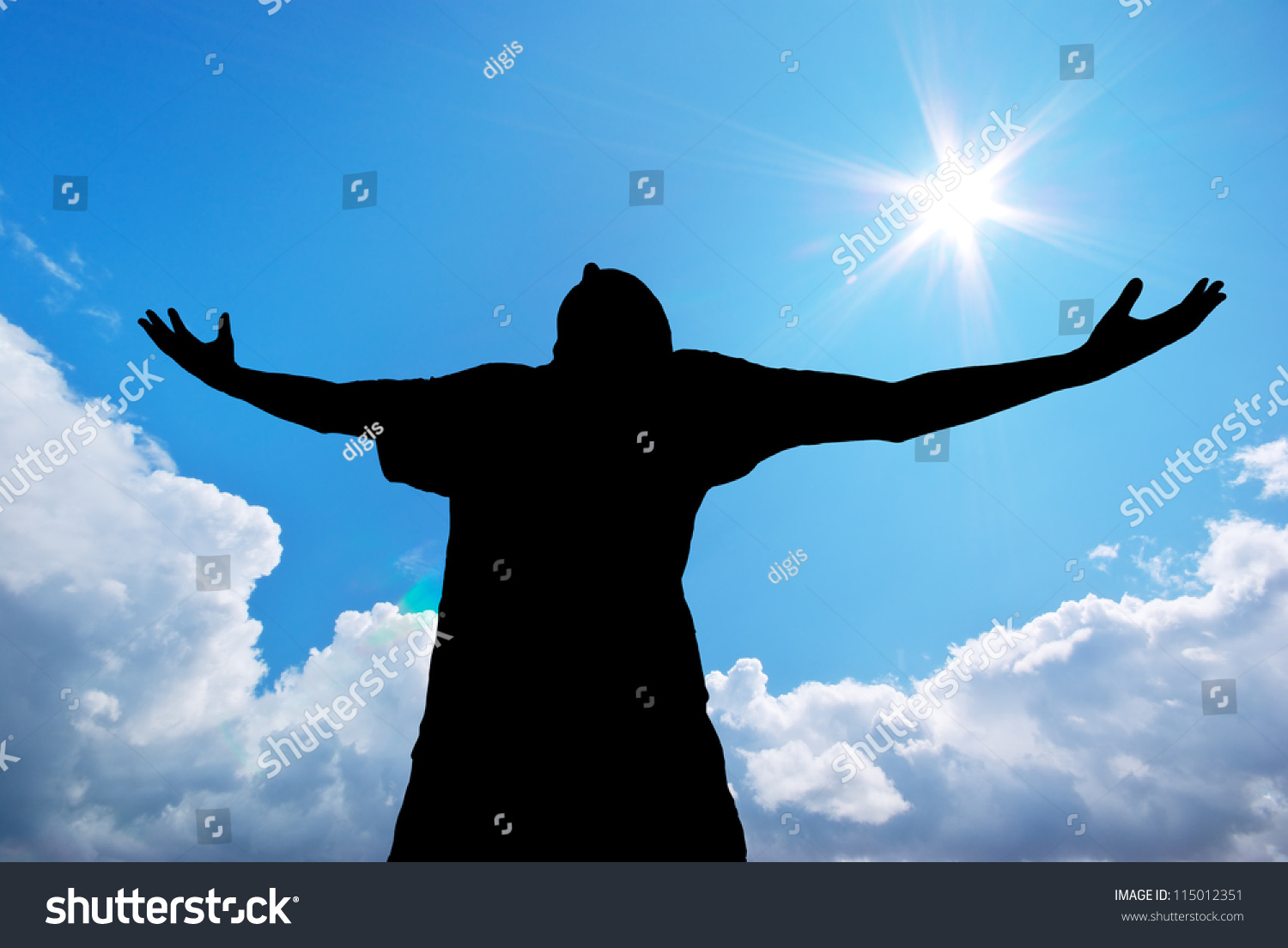 Man Worship God Element Design Stock Photo 115012351 - Shutterstock