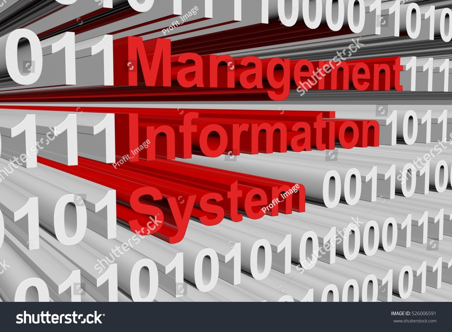 management-information-system-form-binary-code-stock-illustration